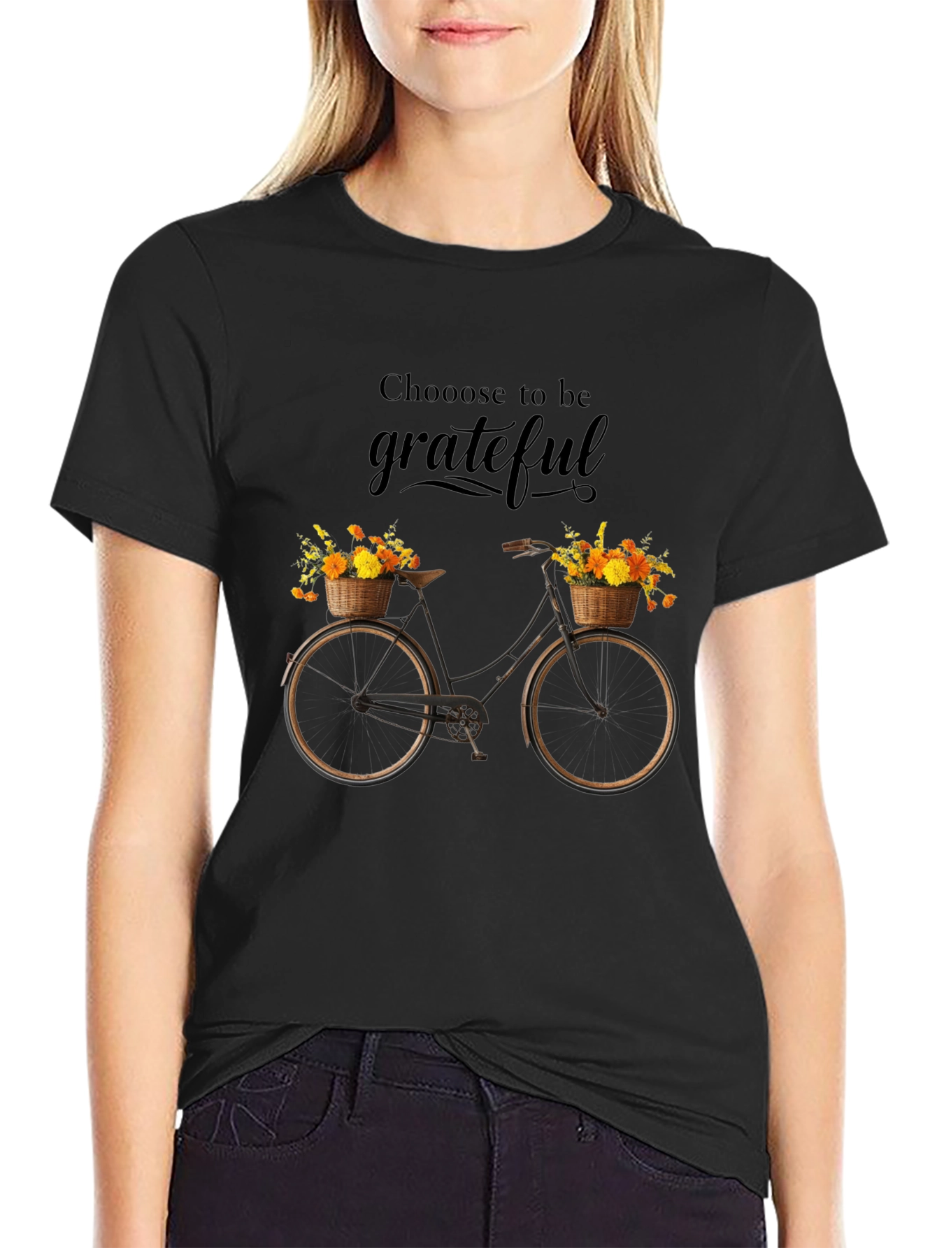Grateful Bicycle T-Shirt - Classic Style