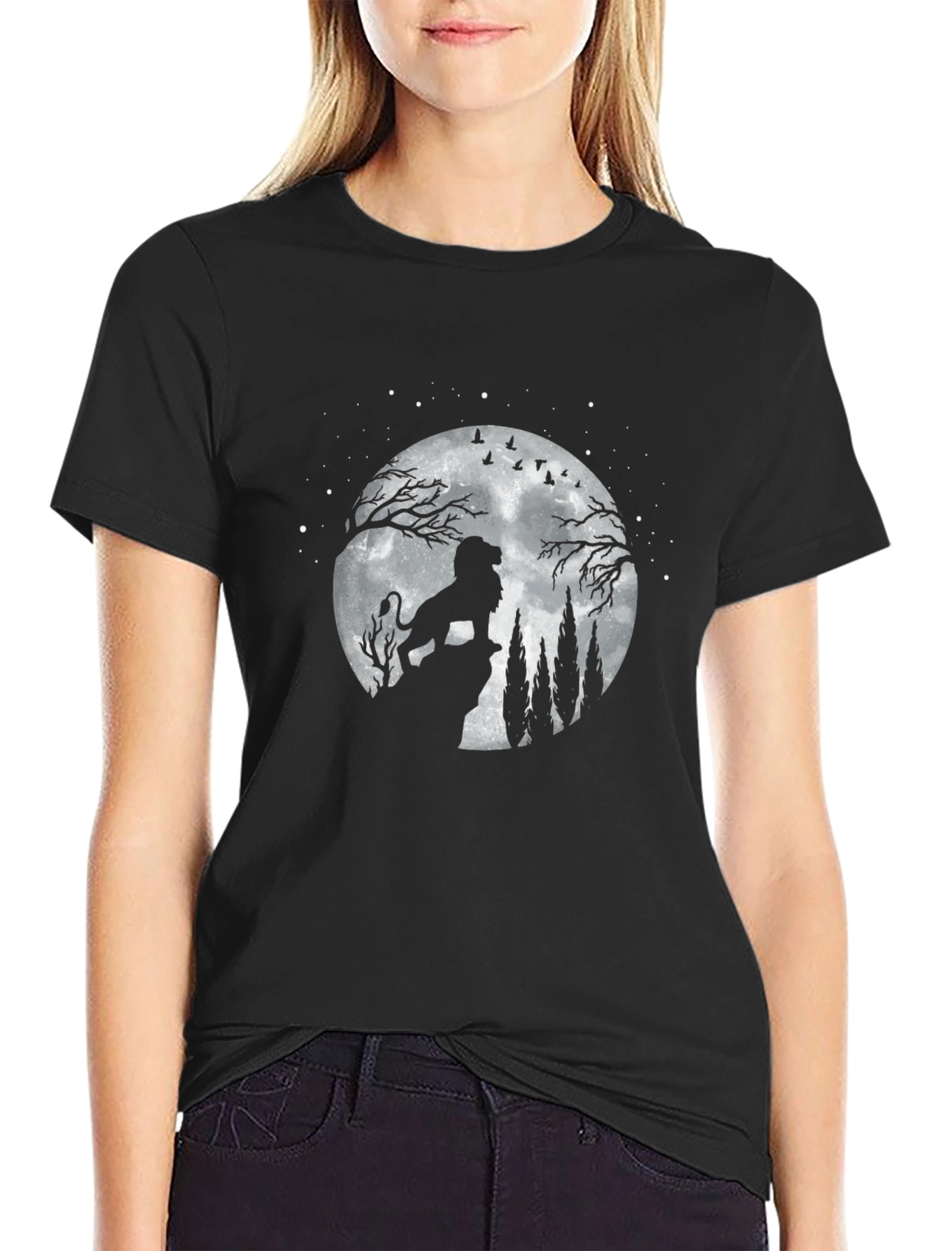 Lion King Moon Graphic T-Shirt