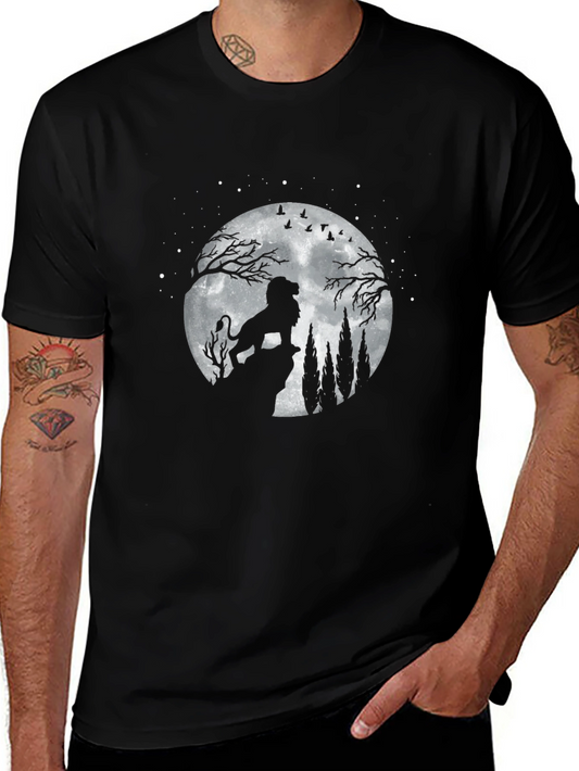Lion King Moon Graphic T-Shirt