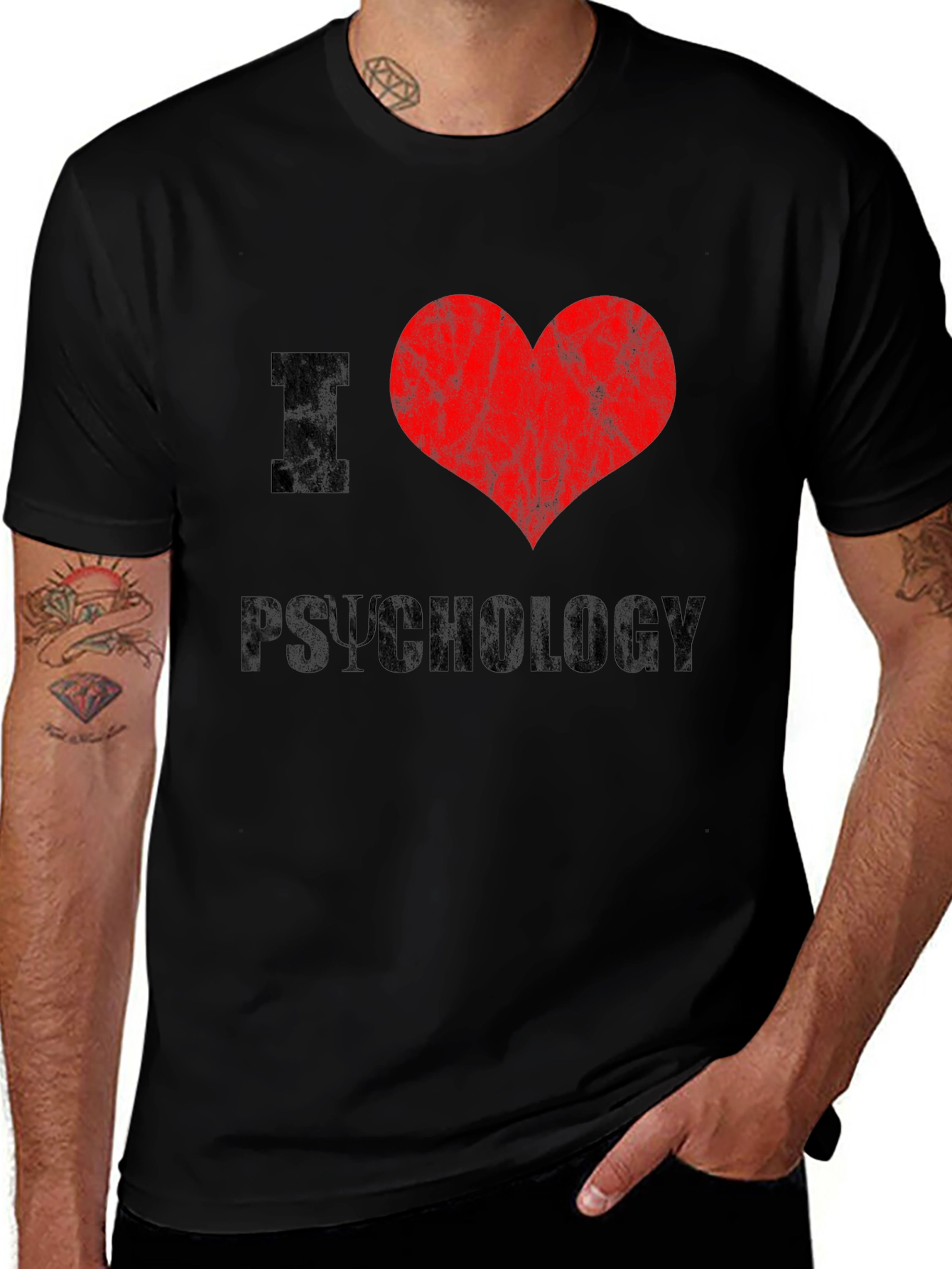 I Heart Psychology T-Shirt - Unique Design