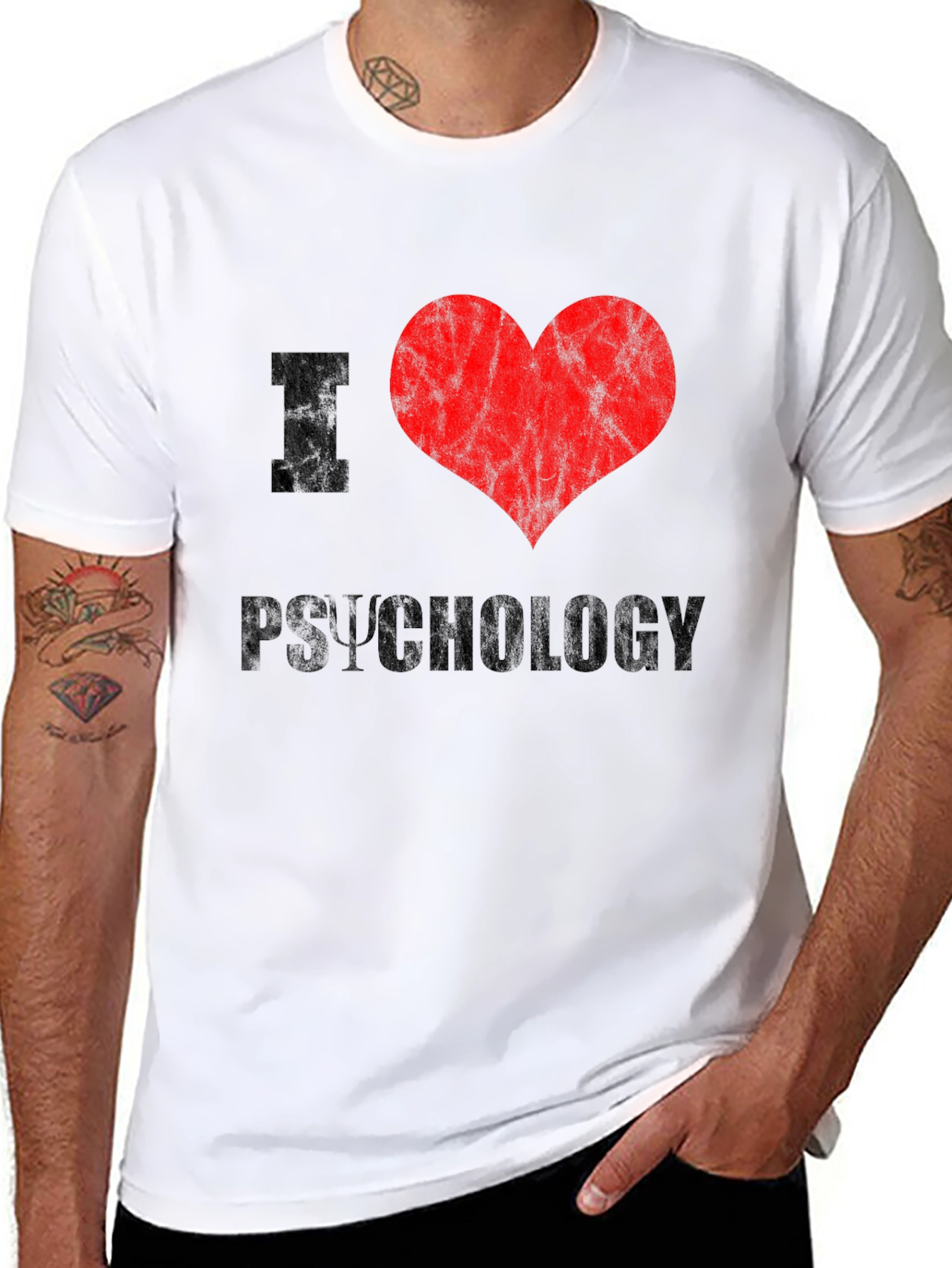 I Heart Psychology T-Shirt - Unique Design