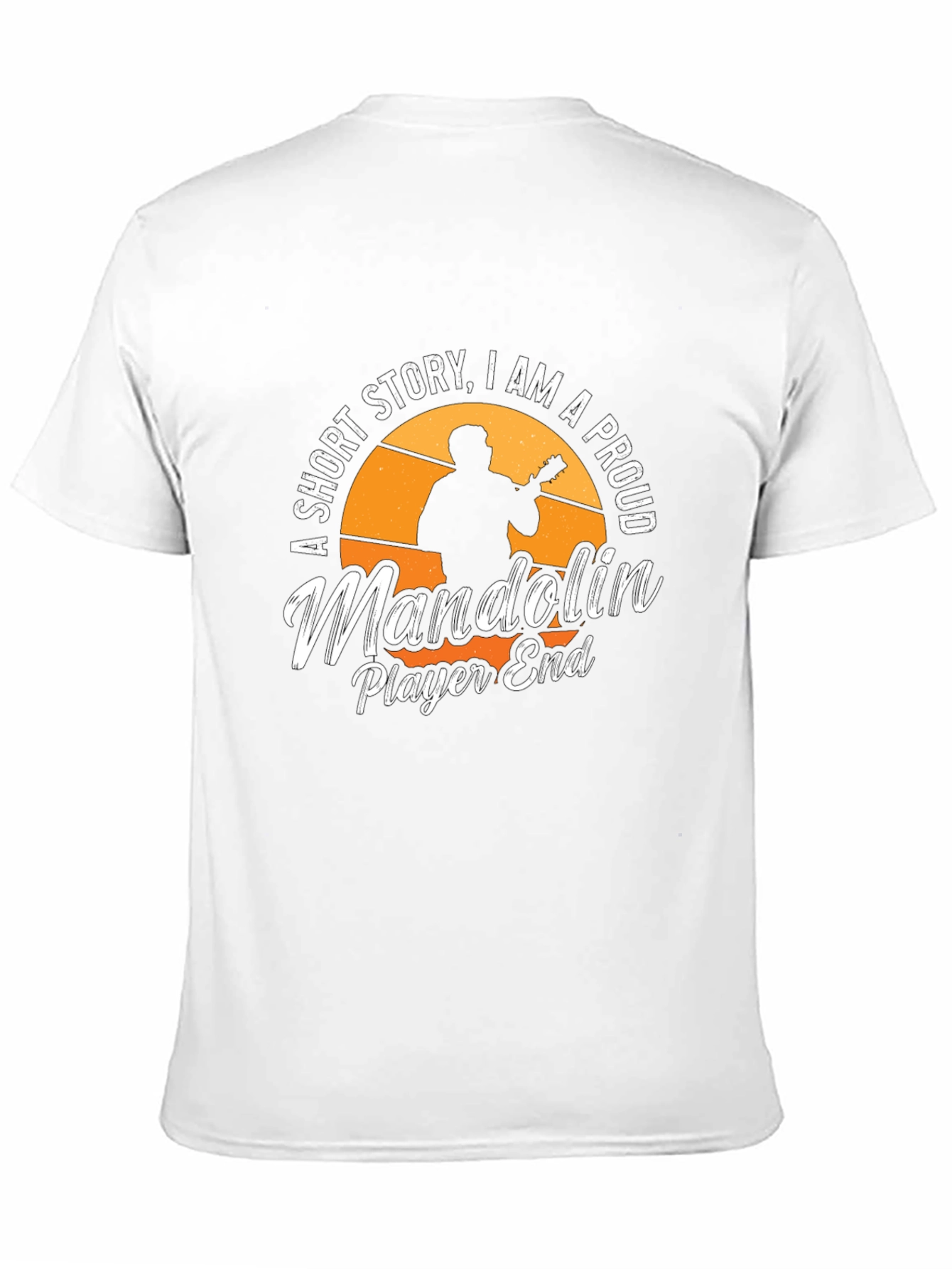 Proud Mandolin Player Graphic Tee - Black