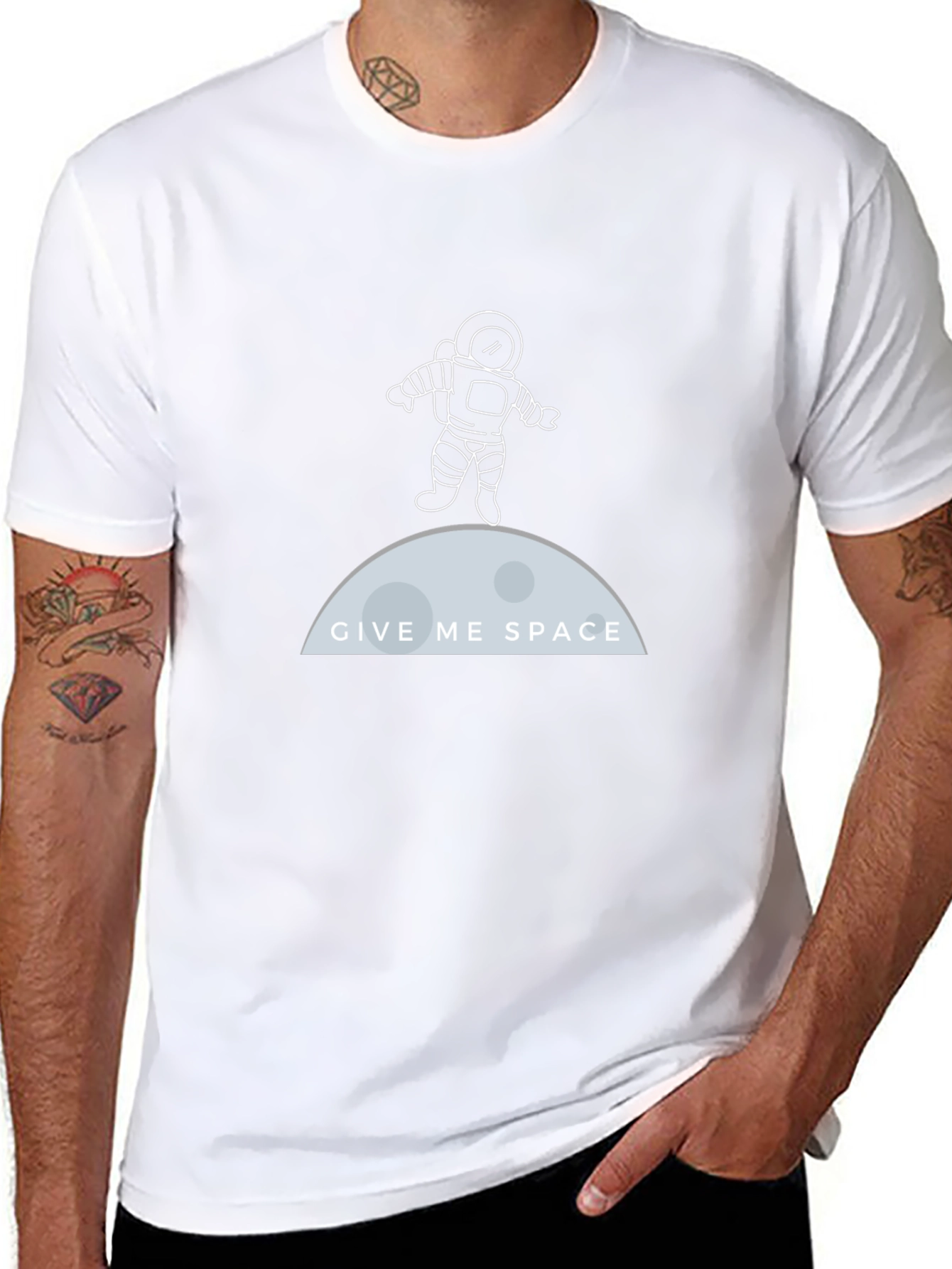 Give Me Space T-Shirt: Astronaut Design