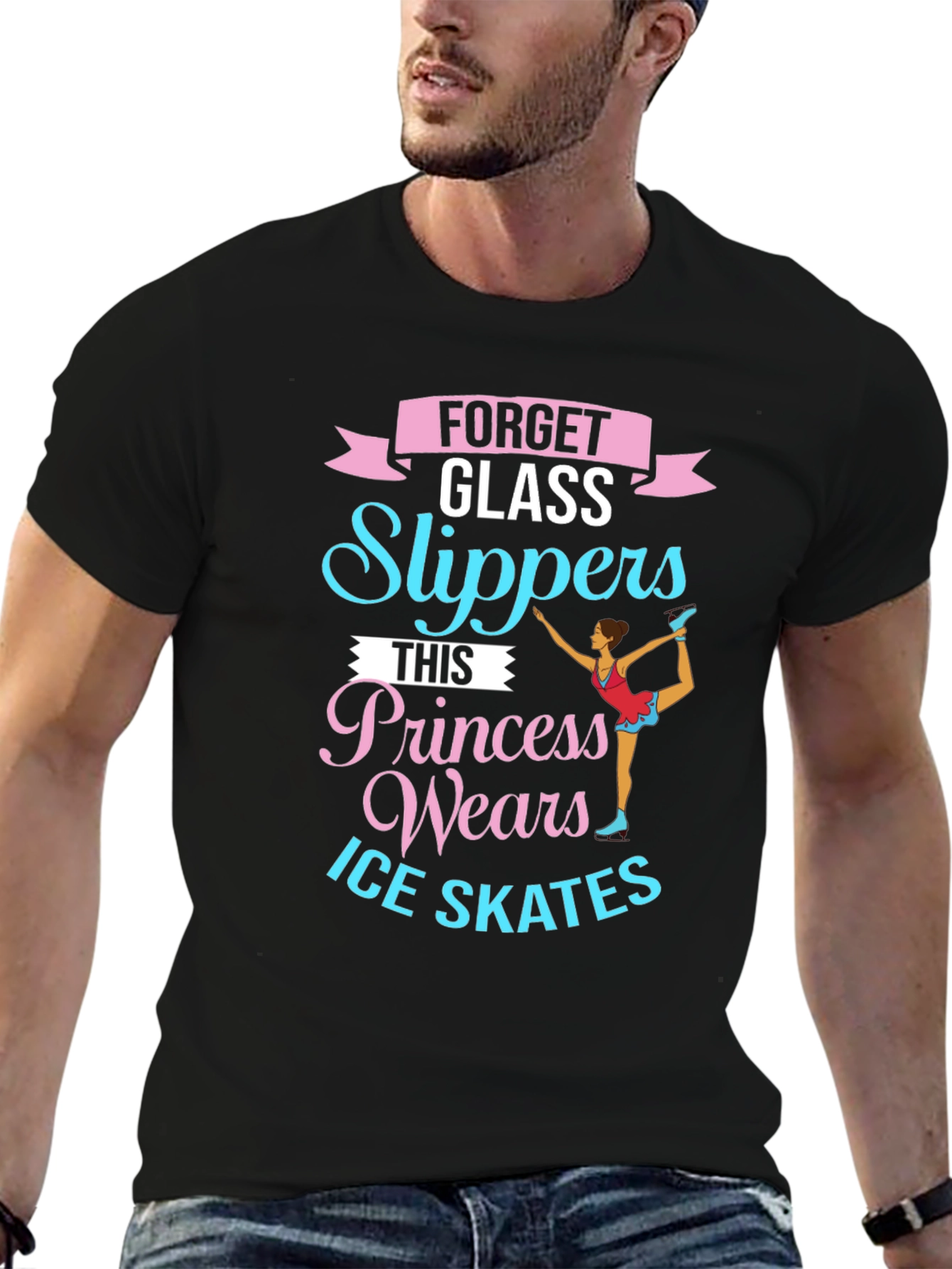 Ice Skating Princess T-Shirt - Forget Glass Slippers!