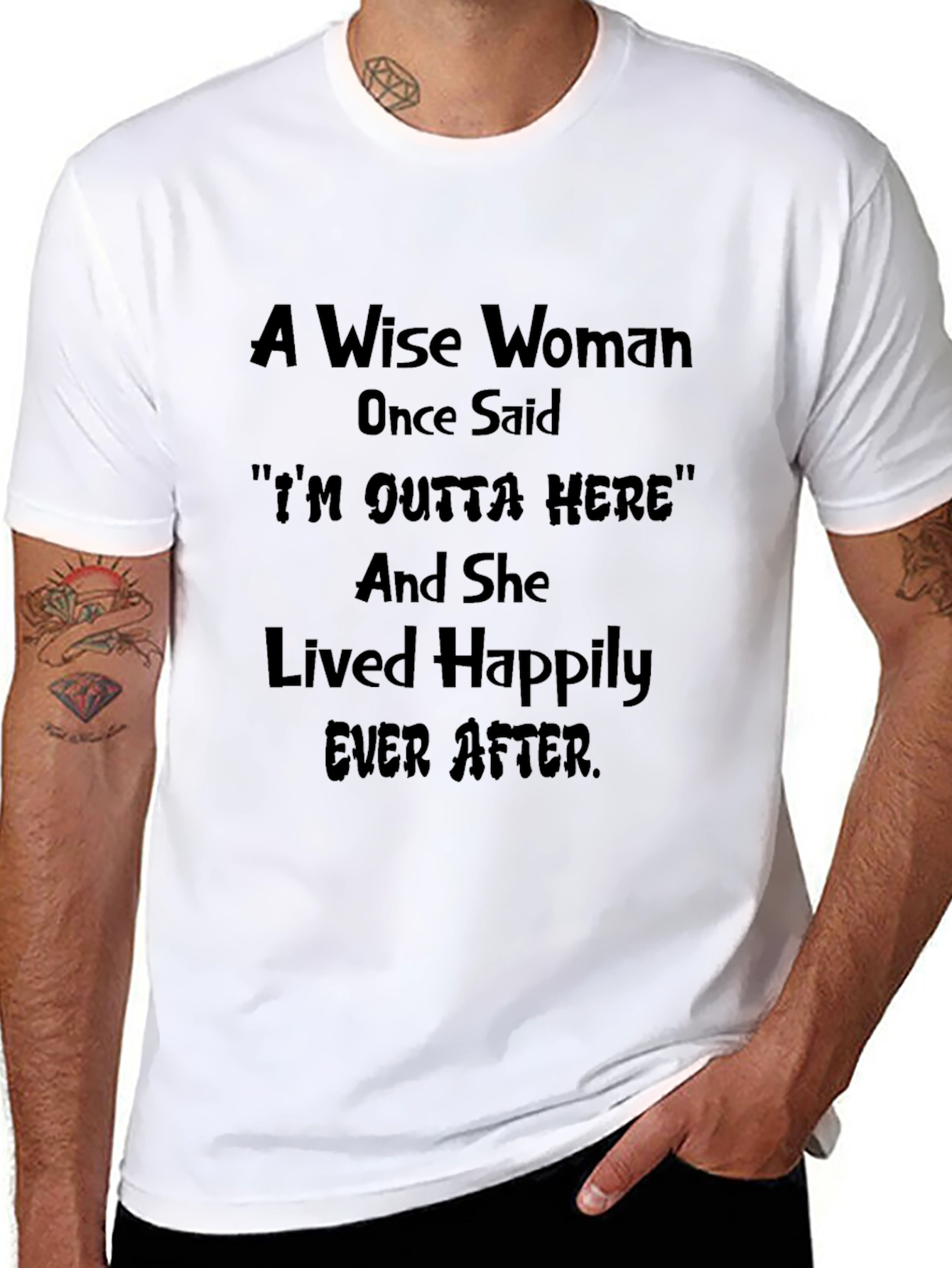Wise Woman T-Shirt Funny Sarcastic Graphic Tee