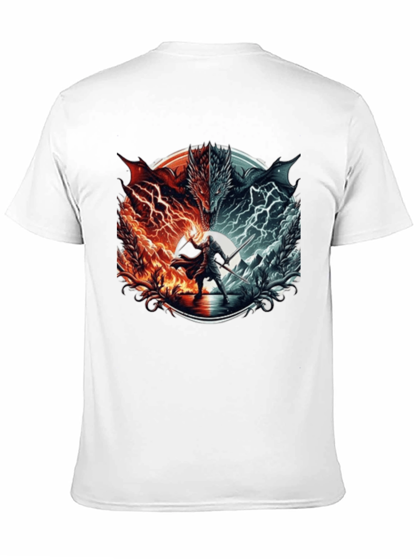 Fire and Ice Dragon T-Shirt