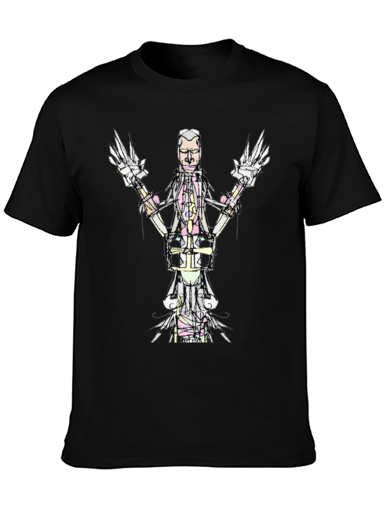 Abstract Graphic Print Tee - Modern Art T-Shirt