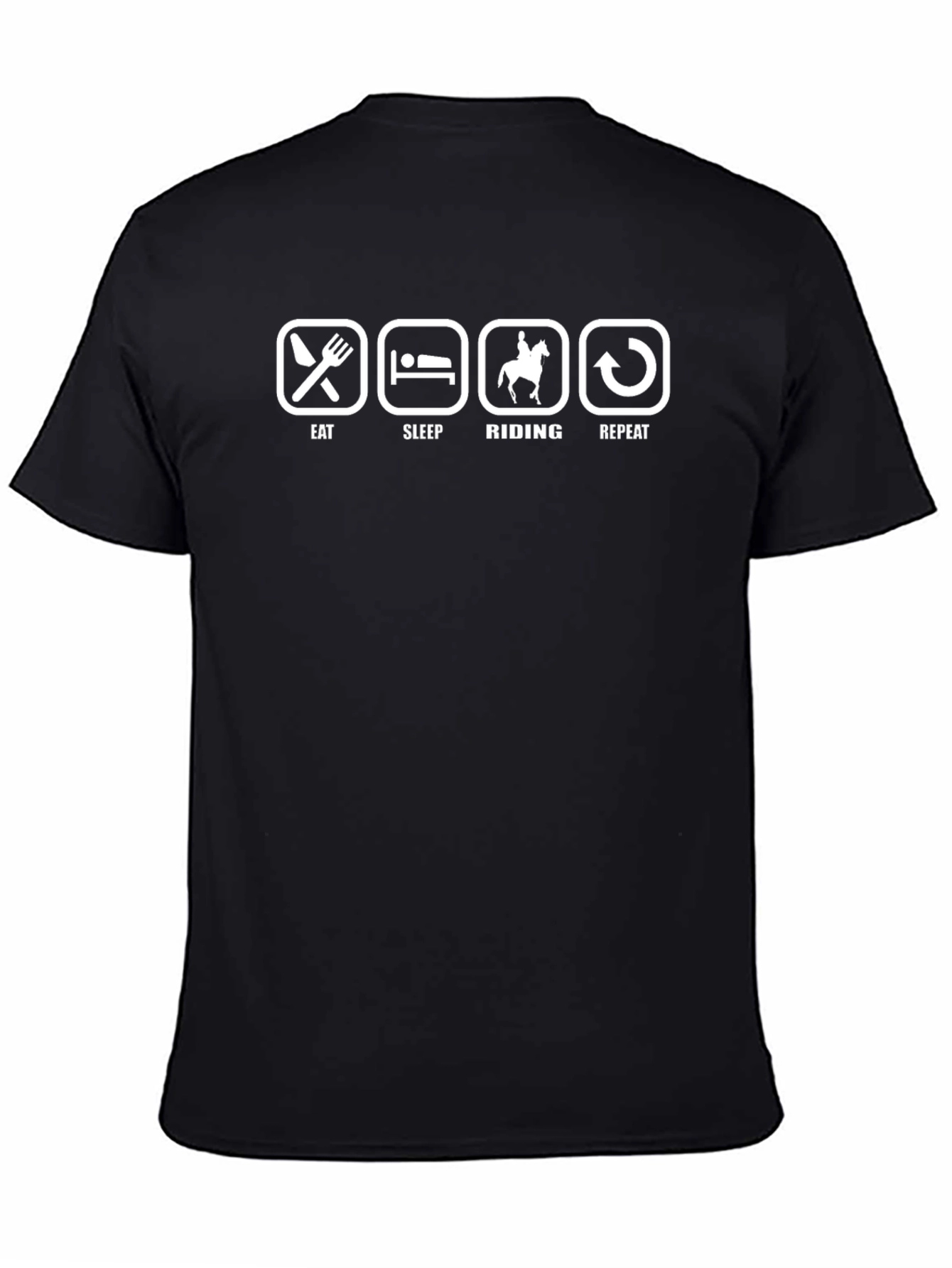 Eat Sleep Riding Repeat T-Shirt