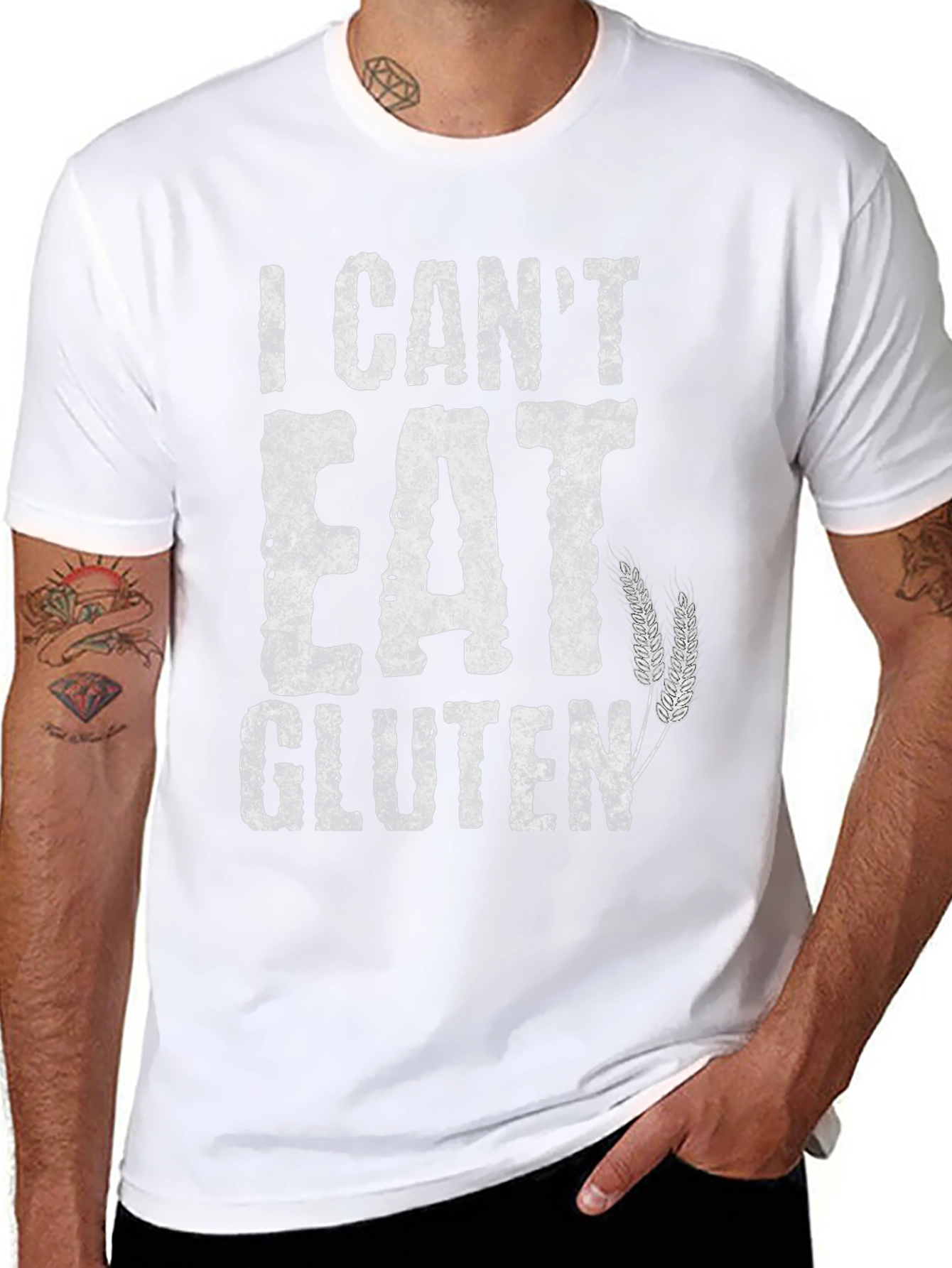 I Cant Eat Gluten Graphic Tee