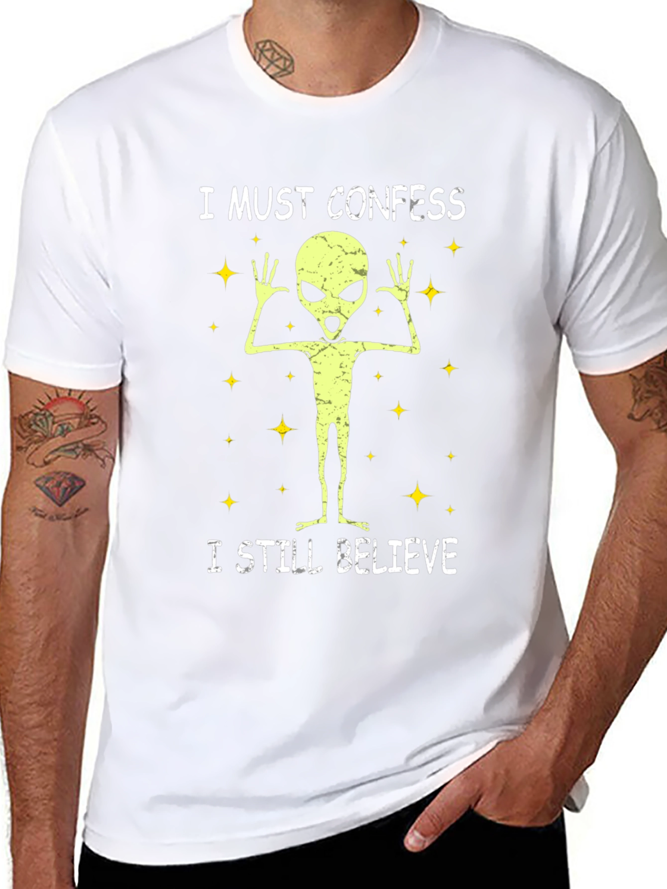 I Must Confess Alien Believer T-Shirt