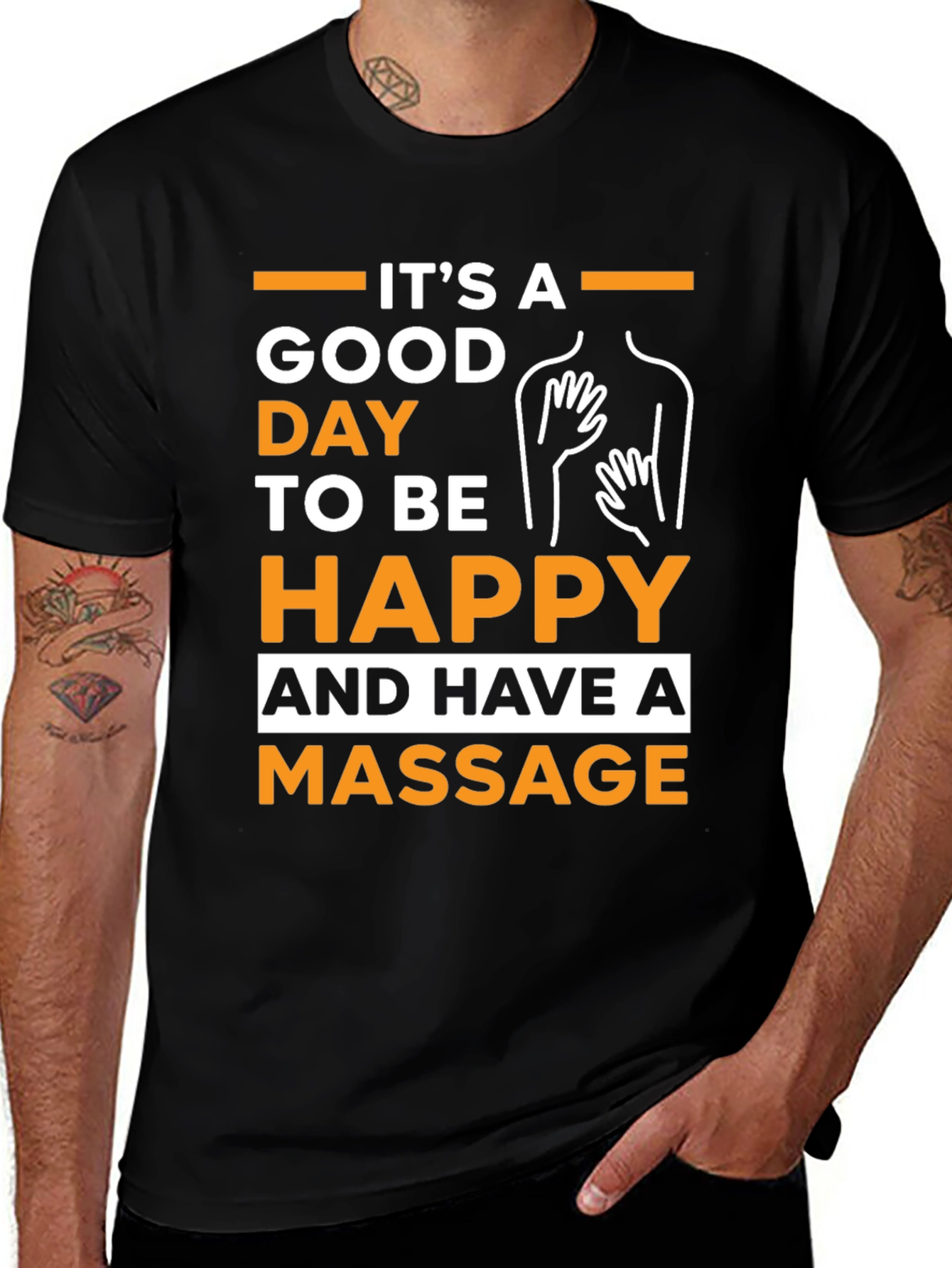 Good Day for Massage Graphic Tee - Unisex