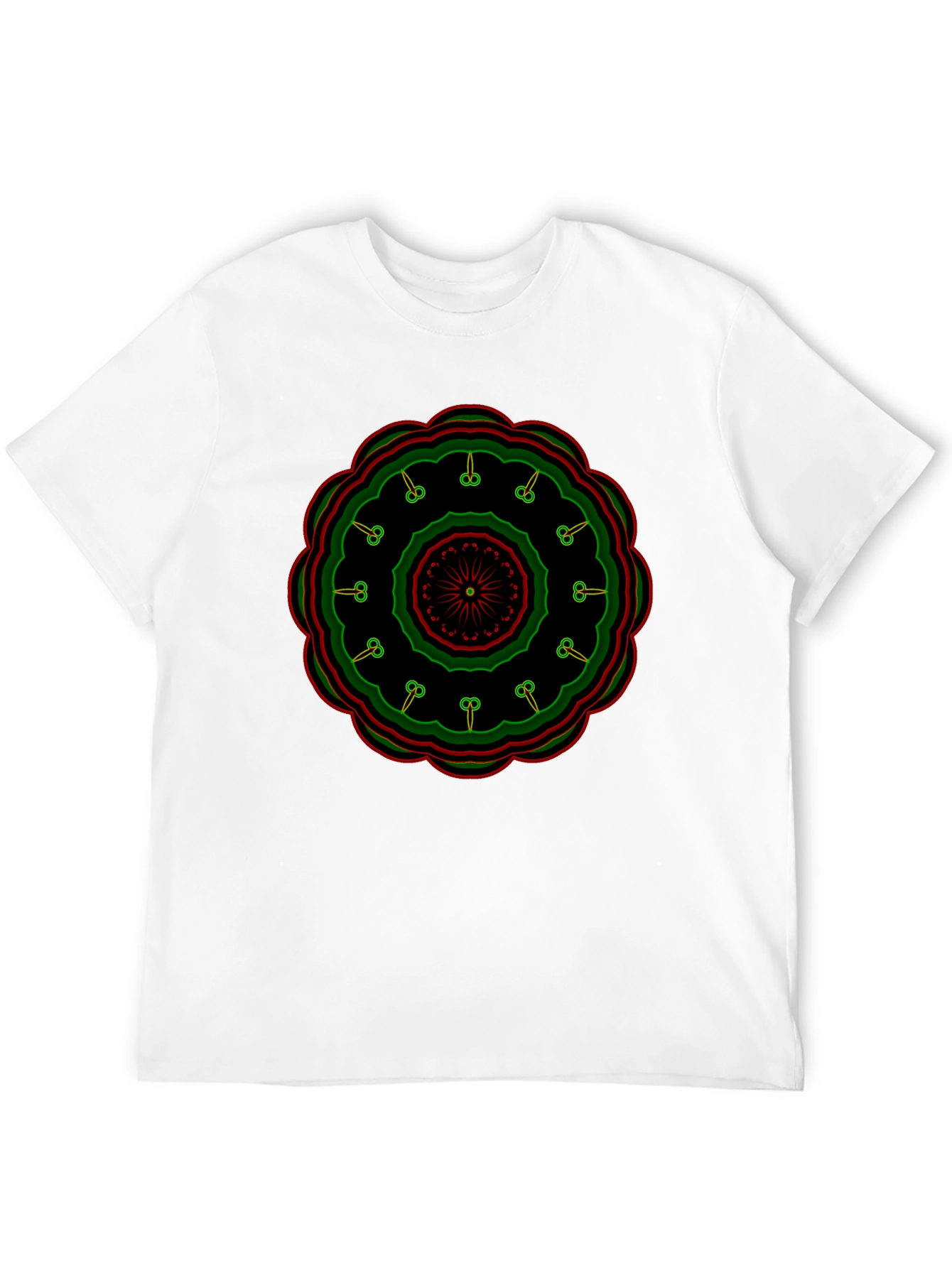 Mandala Graphic Print Black T-Shirt