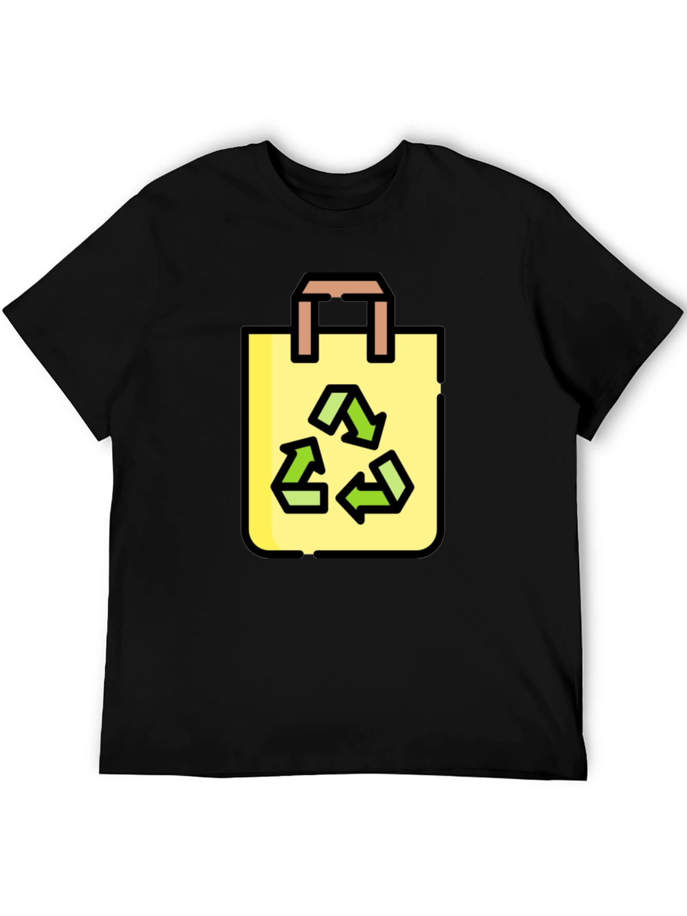 Eco-Friendly Recycle Bag Graphic T-Shirt