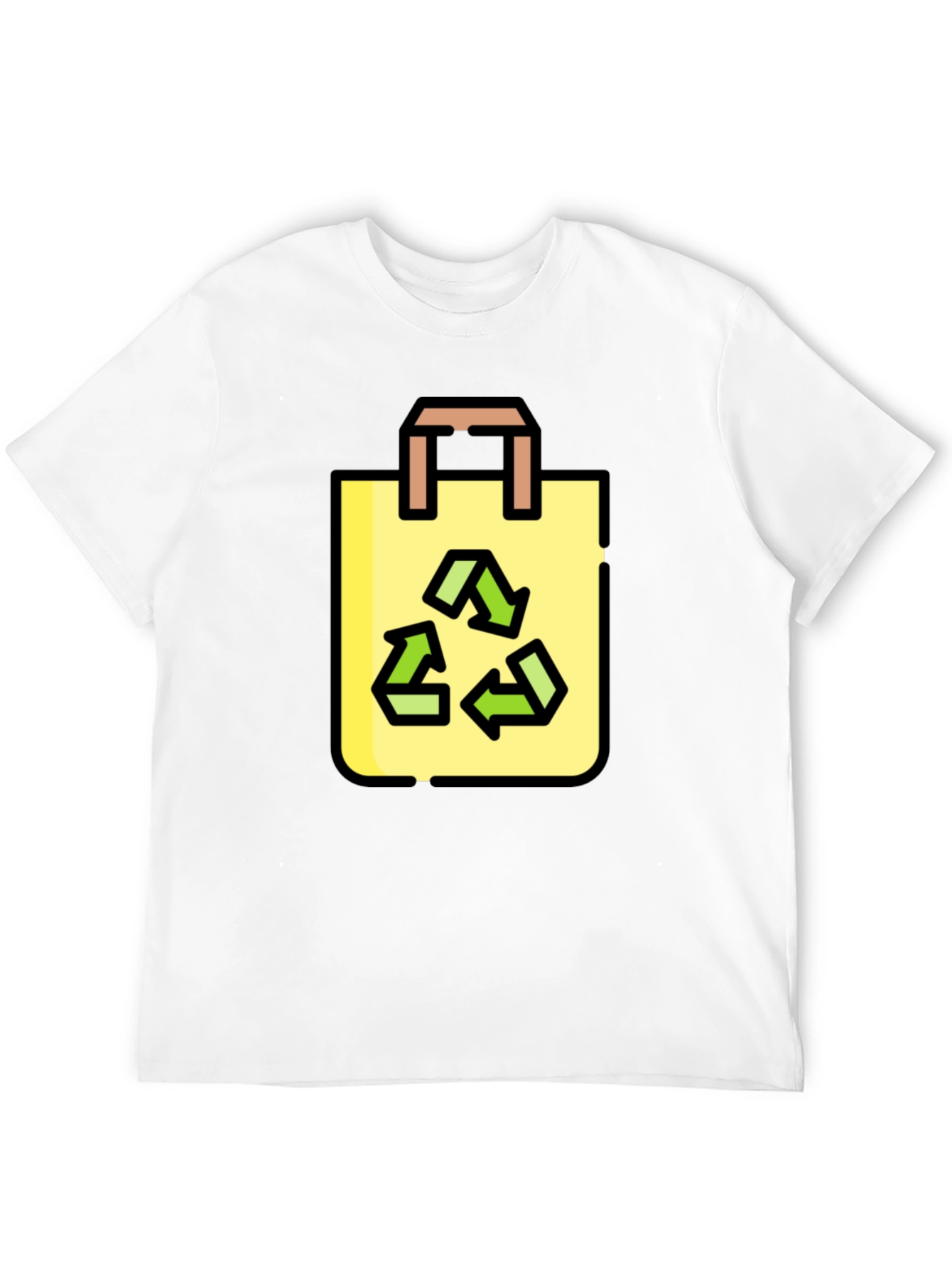 Eco-Friendly Recycle Bag Graphic T-Shirt