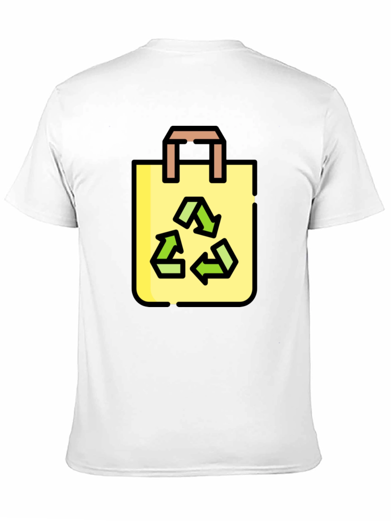 Eco-Friendly Recycle Bag Graphic T-Shirt