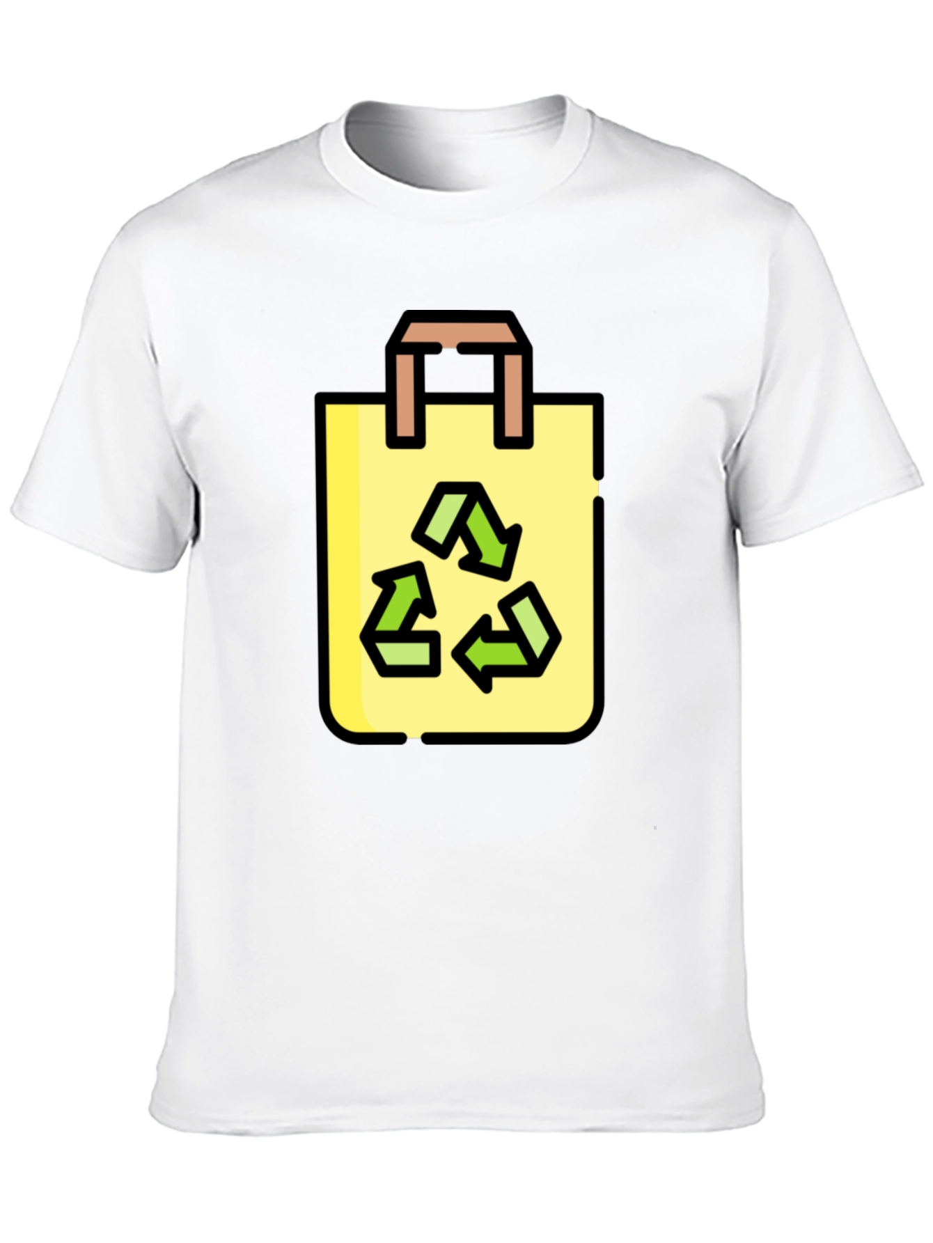 Eco-Friendly Recycle Bag Graphic T-Shirt