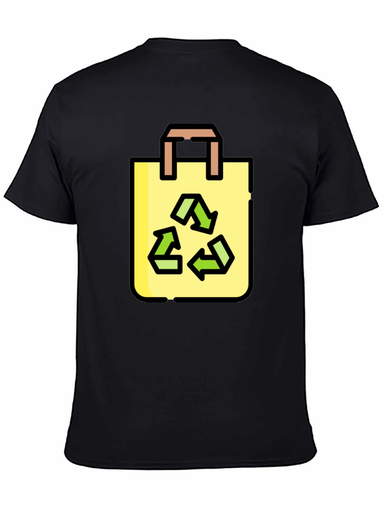Eco-Friendly Recycle Bag Graphic T-Shirt