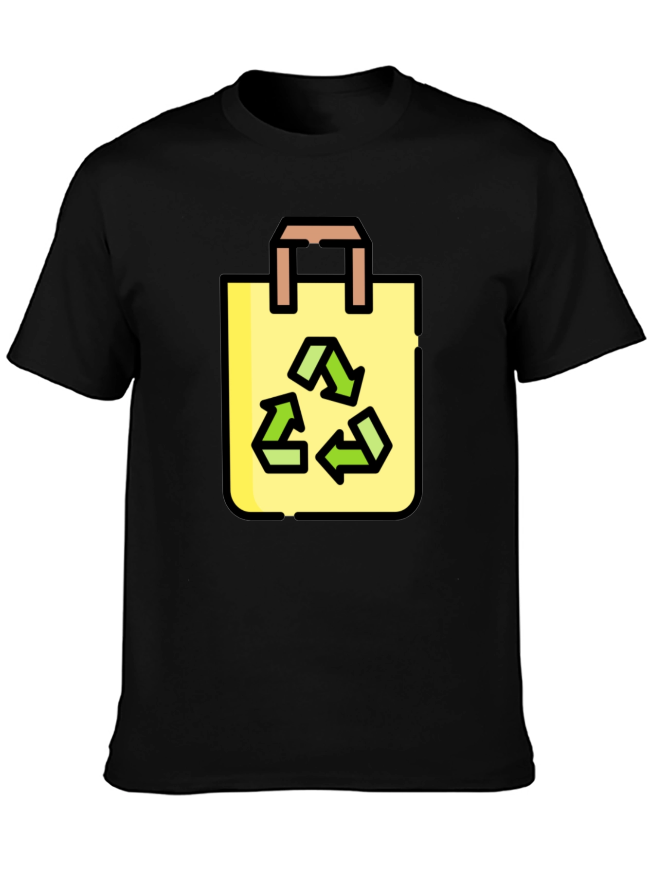 Eco-Friendly Recycle Bag Graphic T-Shirt