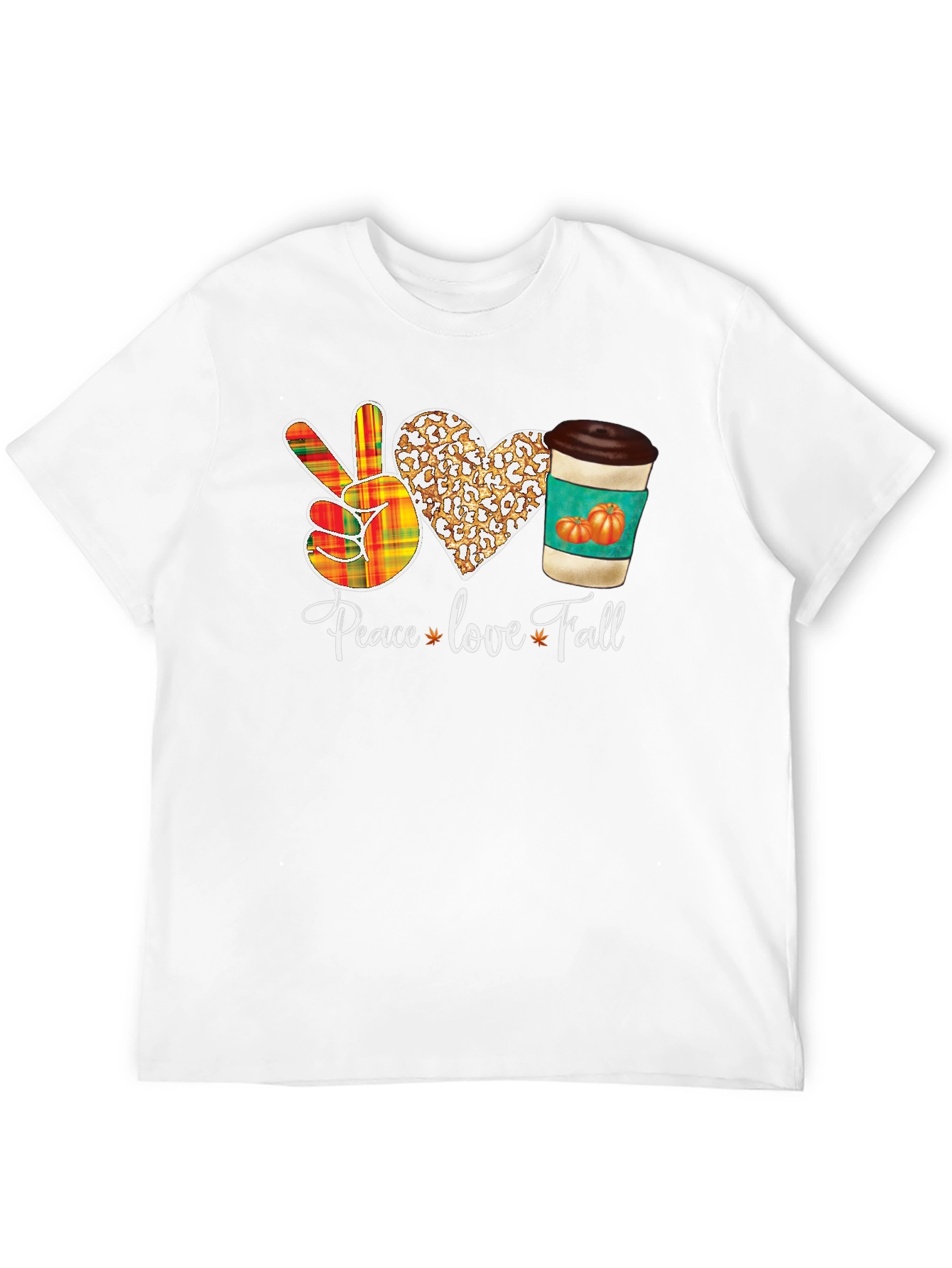 Peace Love Fall Graphic T-Shirt