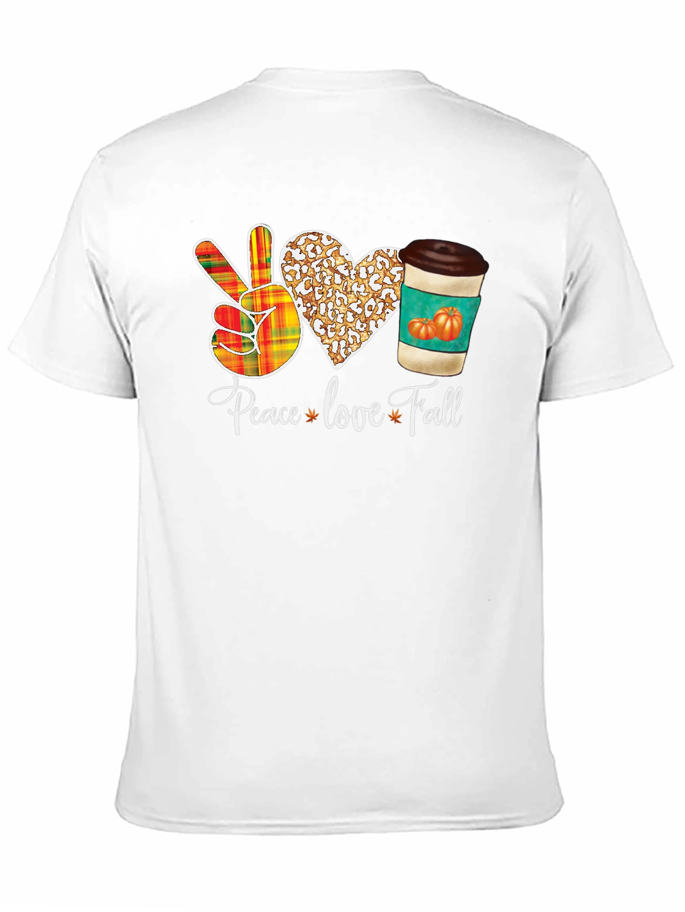 Peace Love Fall Graphic T-Shirt