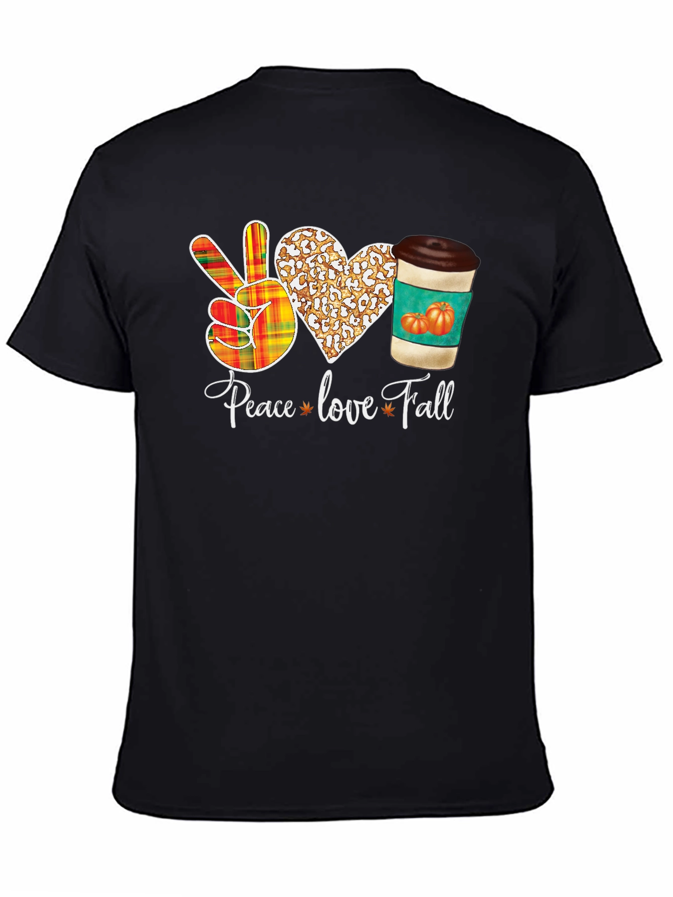 Peace Love Fall Graphic T-Shirt