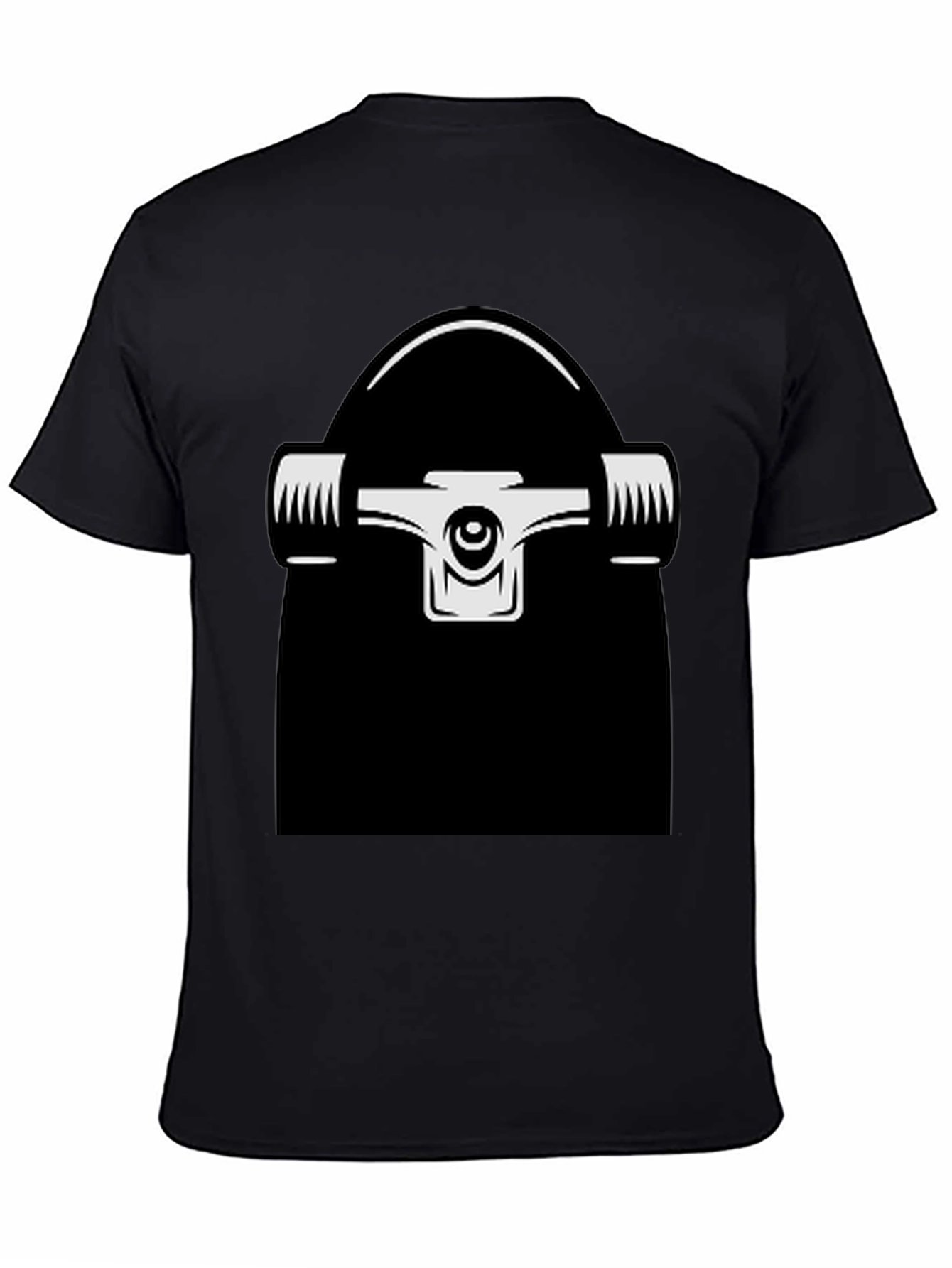 Skateboard Graphic Tee - Black