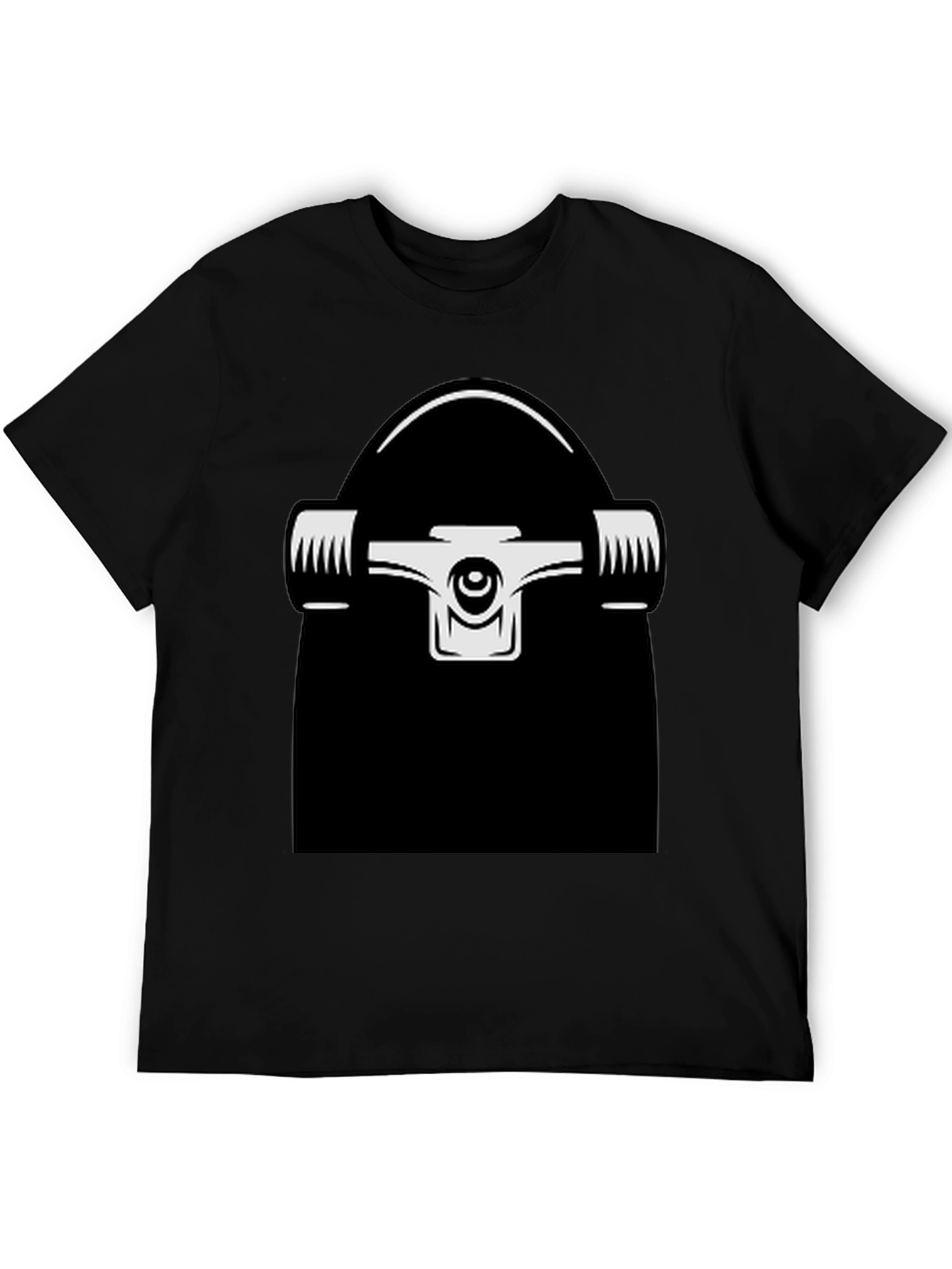 Skateboard Graphic Tee - Black