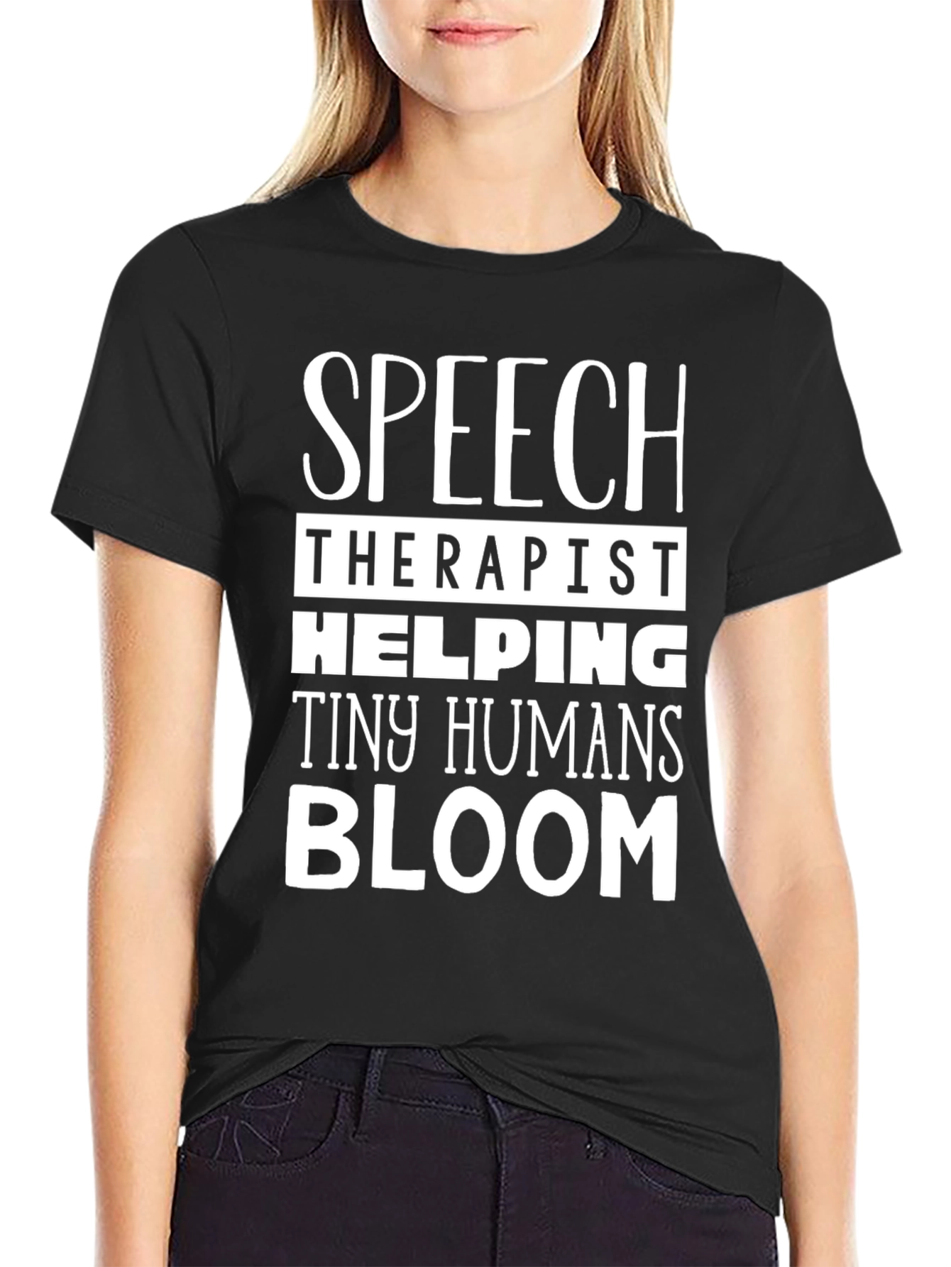 Speech Therapist Helping Tiny Humans Bloom T-Shirt