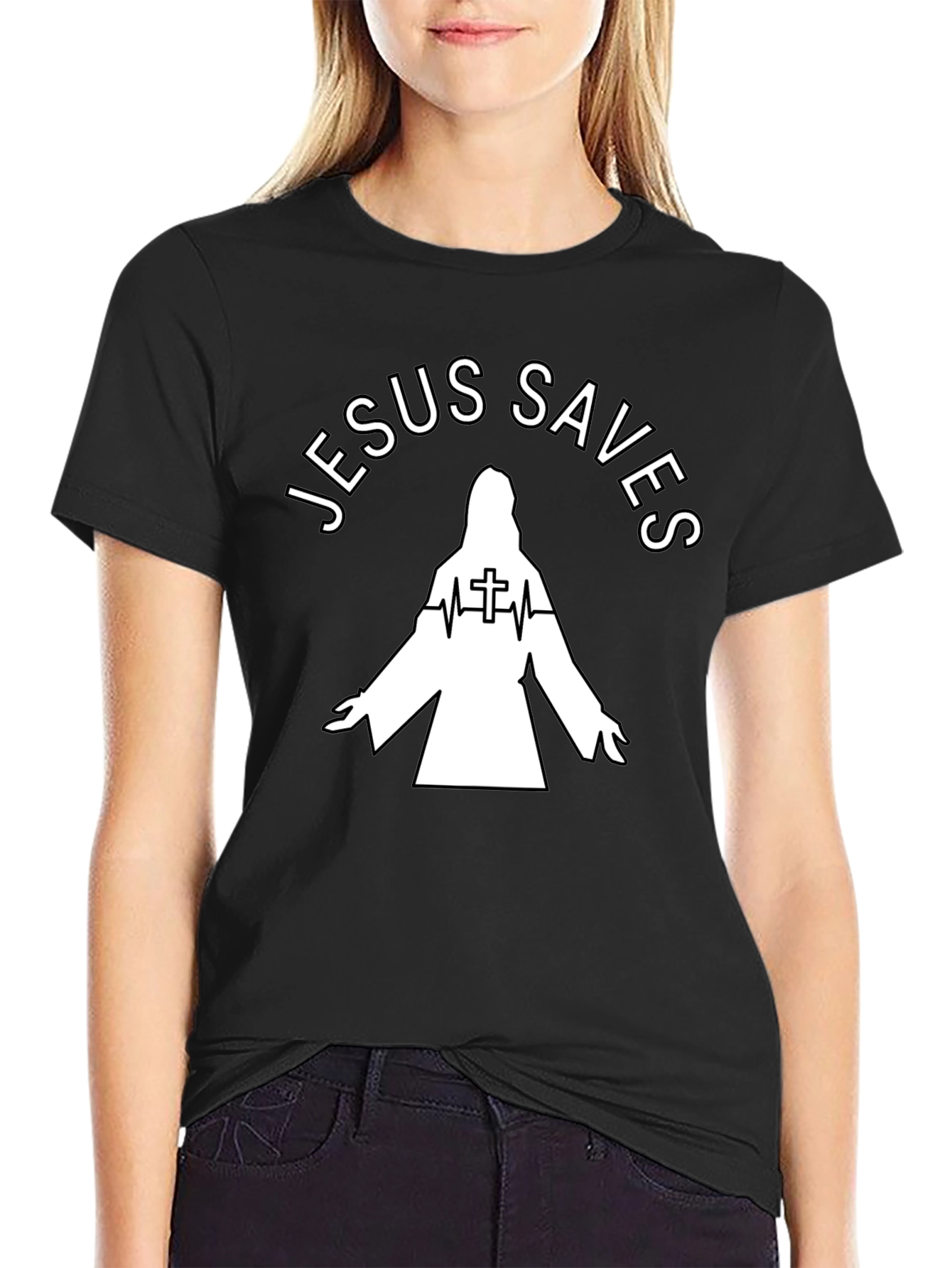 Jesus Saves Graphic Tee