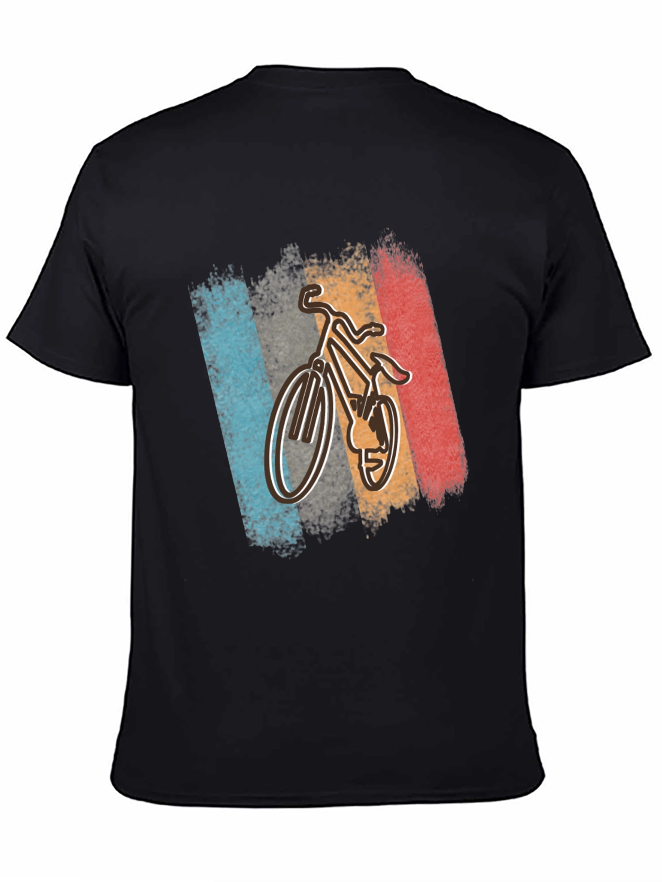 Retro Bicycle Graphic Tee - Classic Style