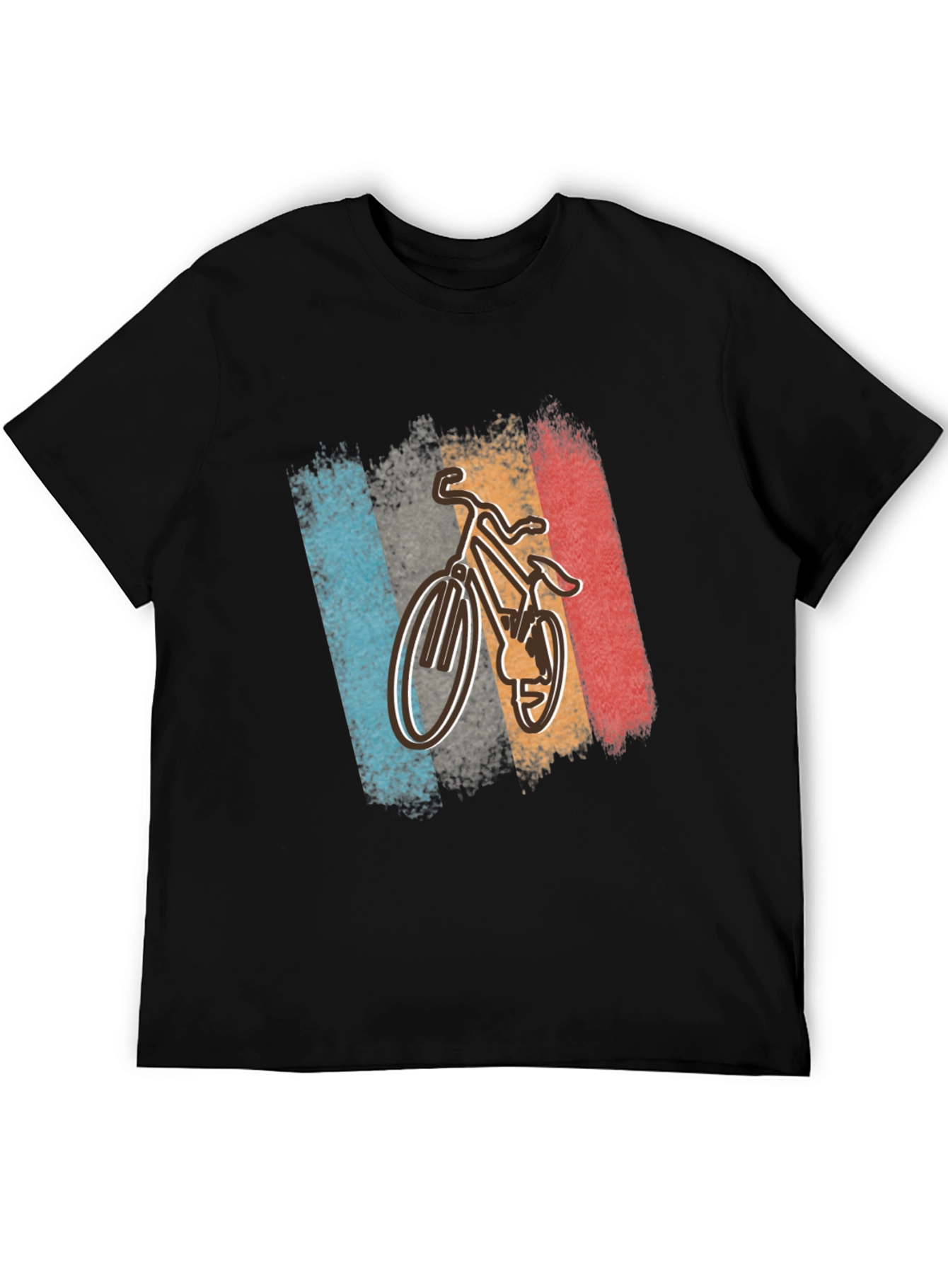 Retro Bicycle Graphic Tee - Classic Style