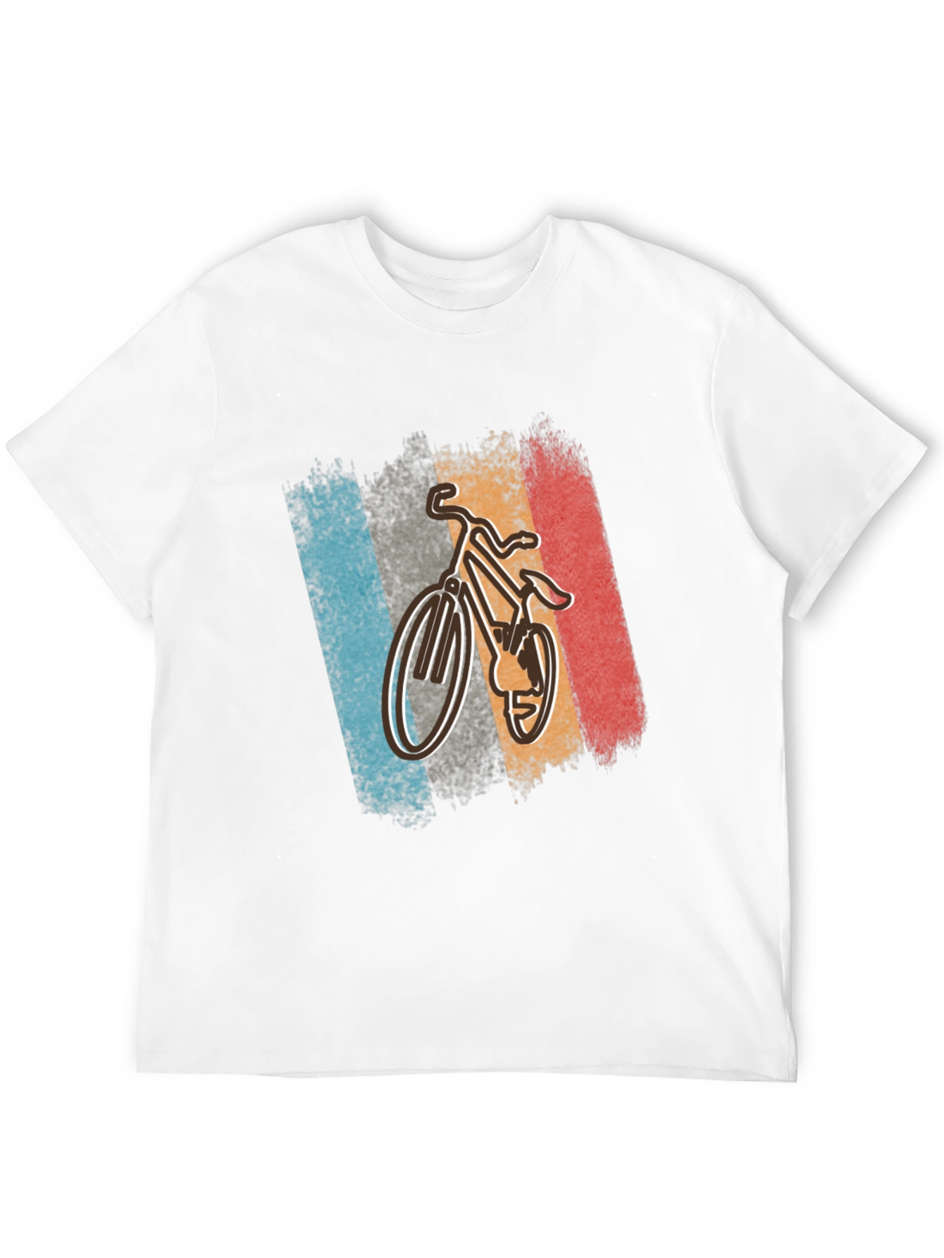 Retro Bicycle Graphic Tee - Classic Style
