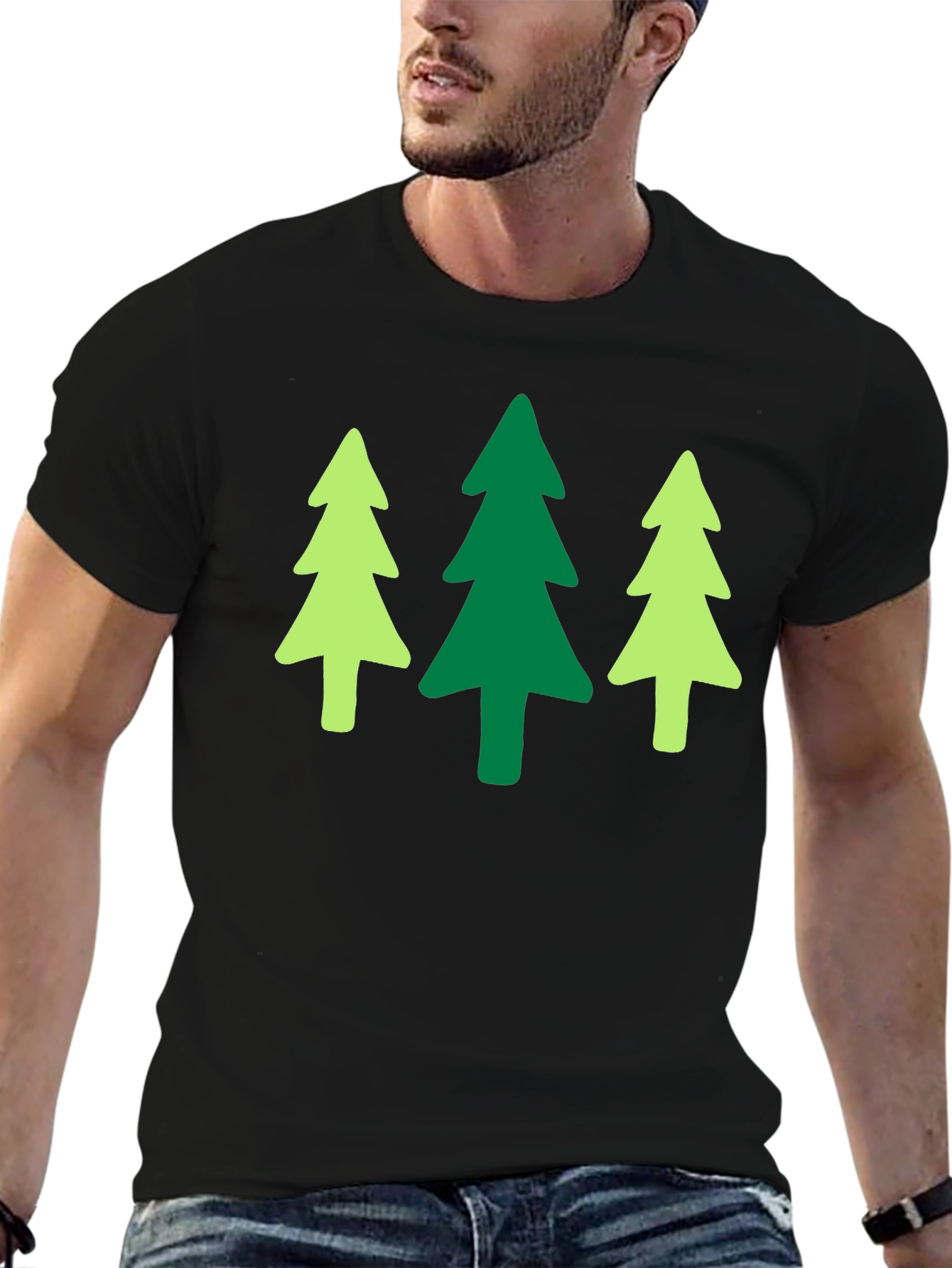 Nature Lover T-Shirt - Three Trees Graphic Tee