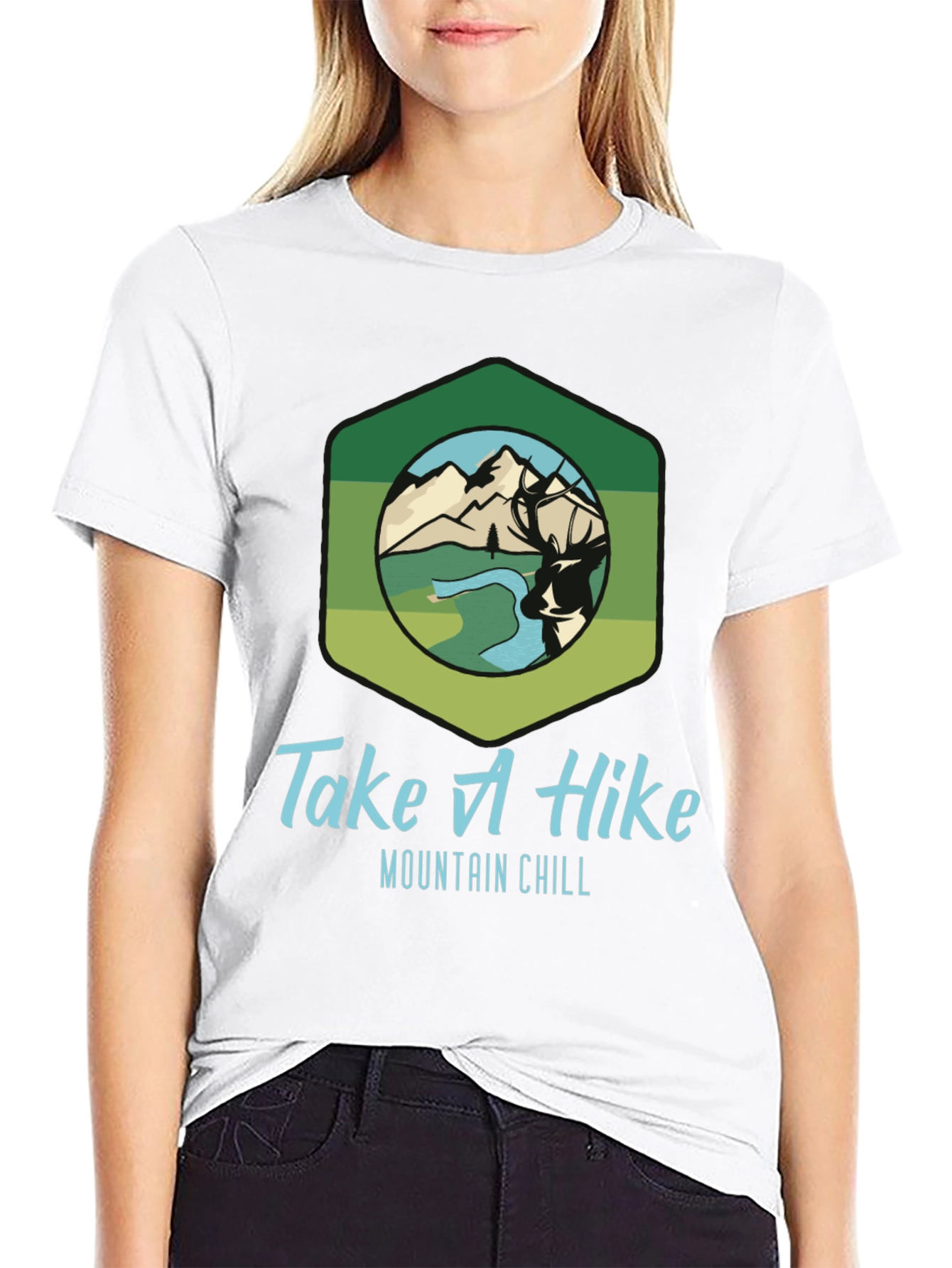 Take A Hike Mountain Chill Graphic T-Shirt