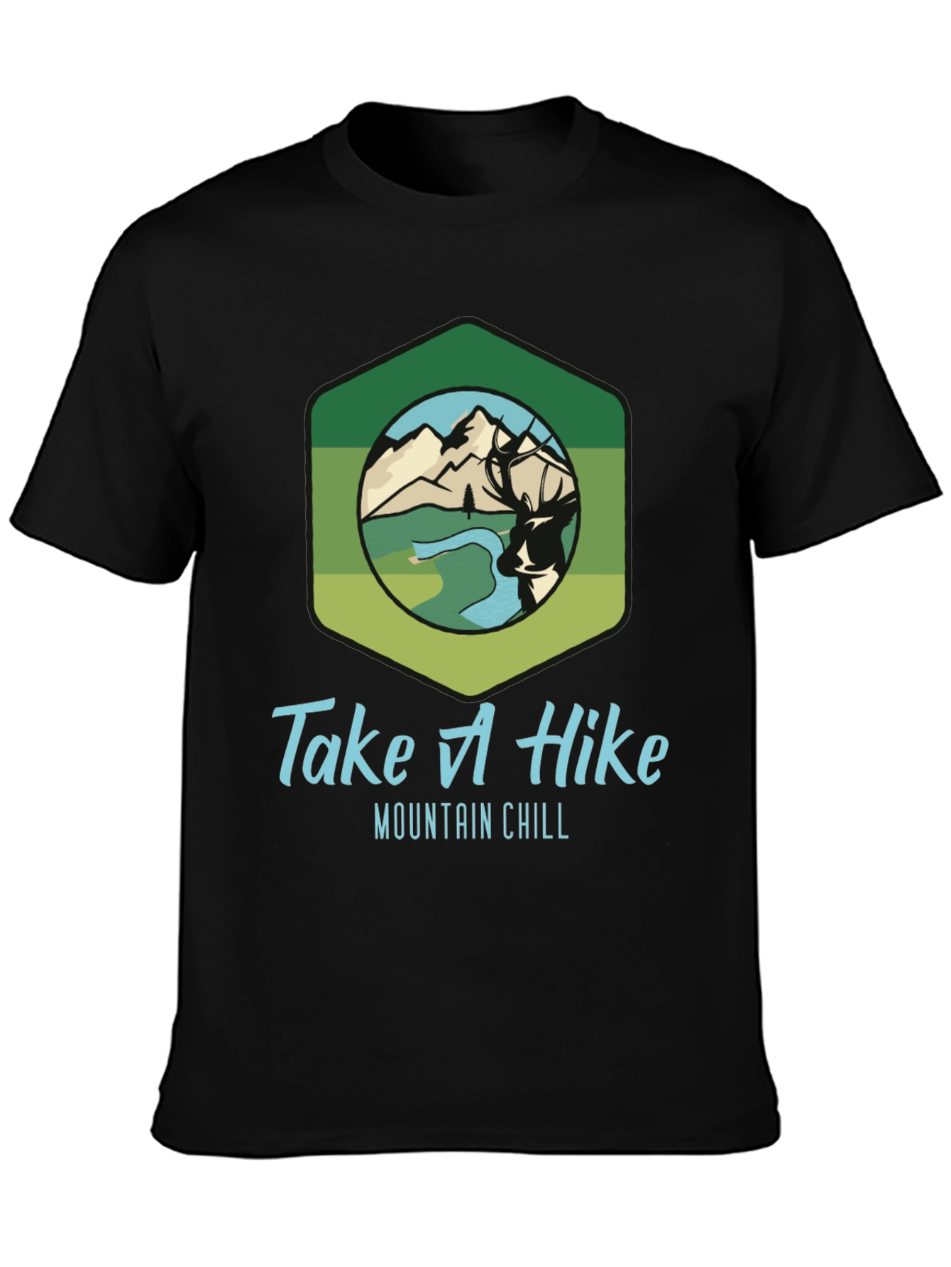 Take A Hike Mountain Chill Graphic T-Shirt
