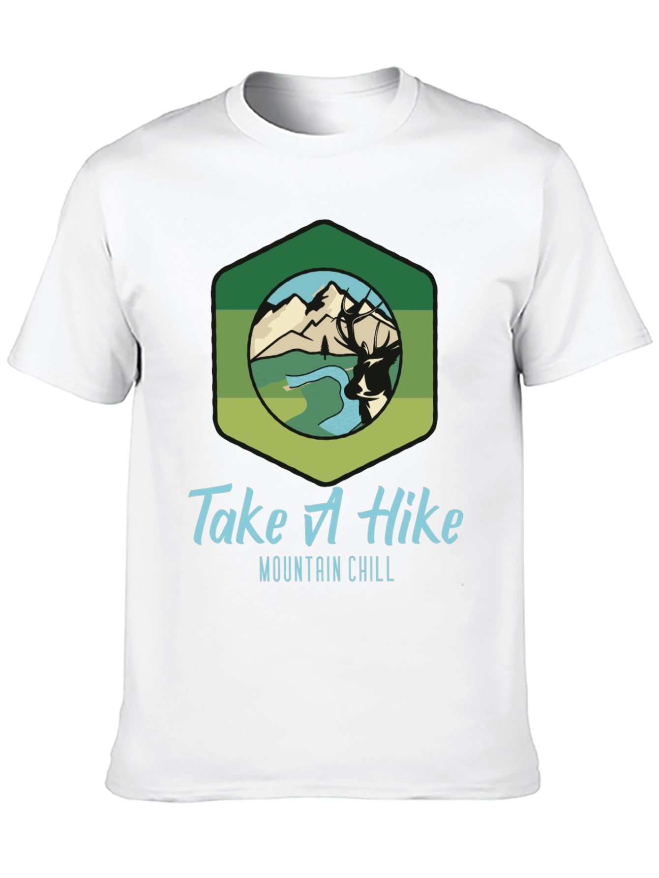 Take A Hike Mountain Chill Graphic T-Shirt