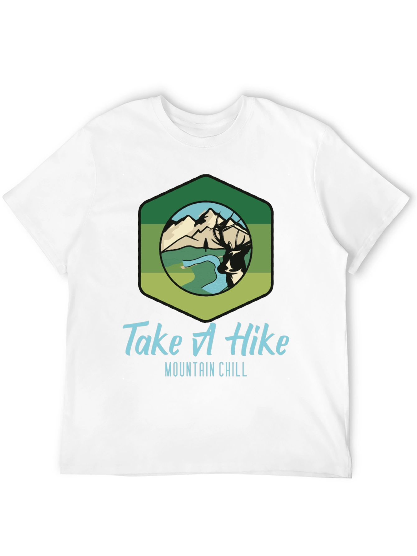 Take A Hike Mountain Chill Graphic T-Shirt