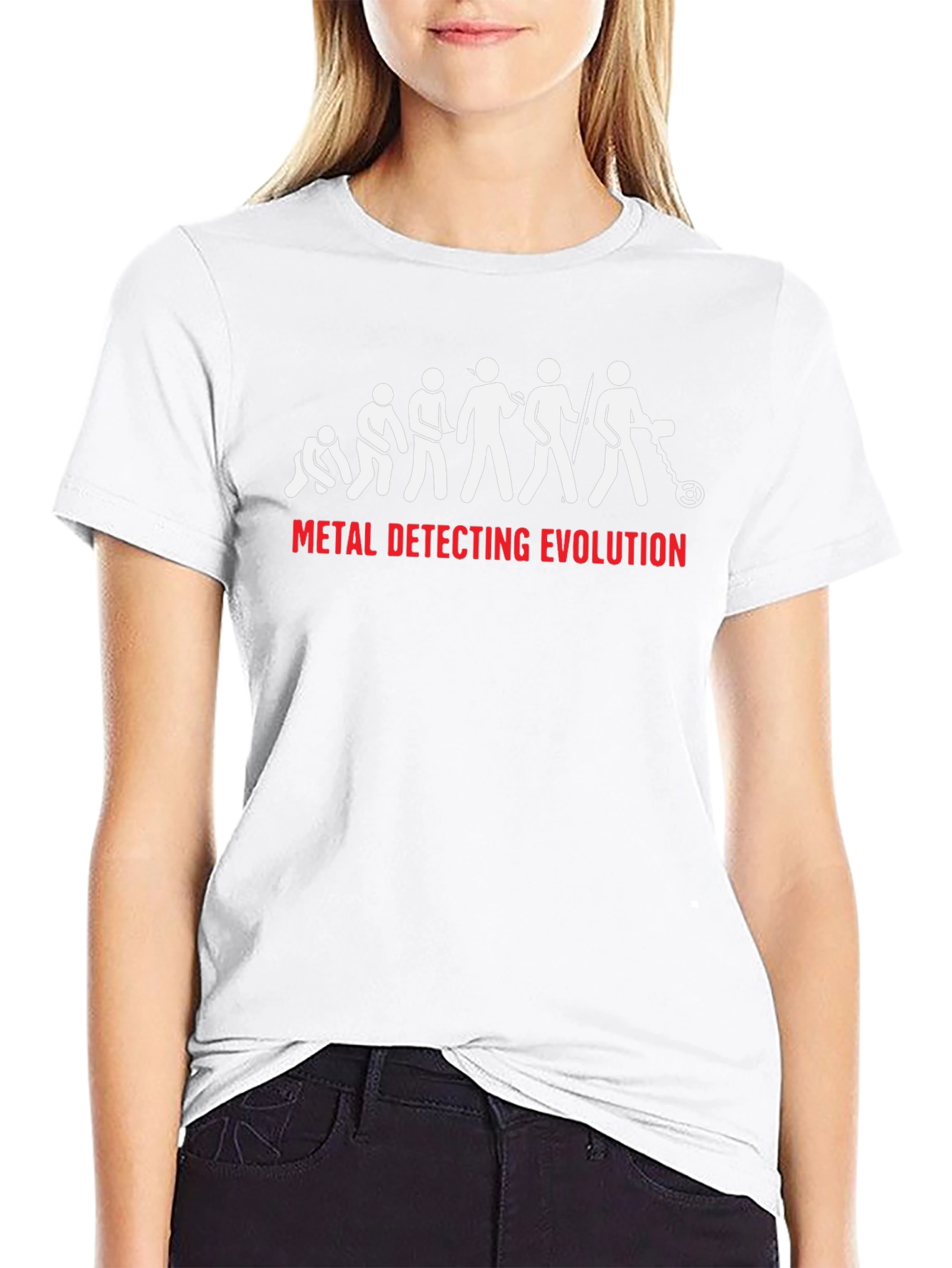 Metal Detecting Evolution T-Shirt - Black