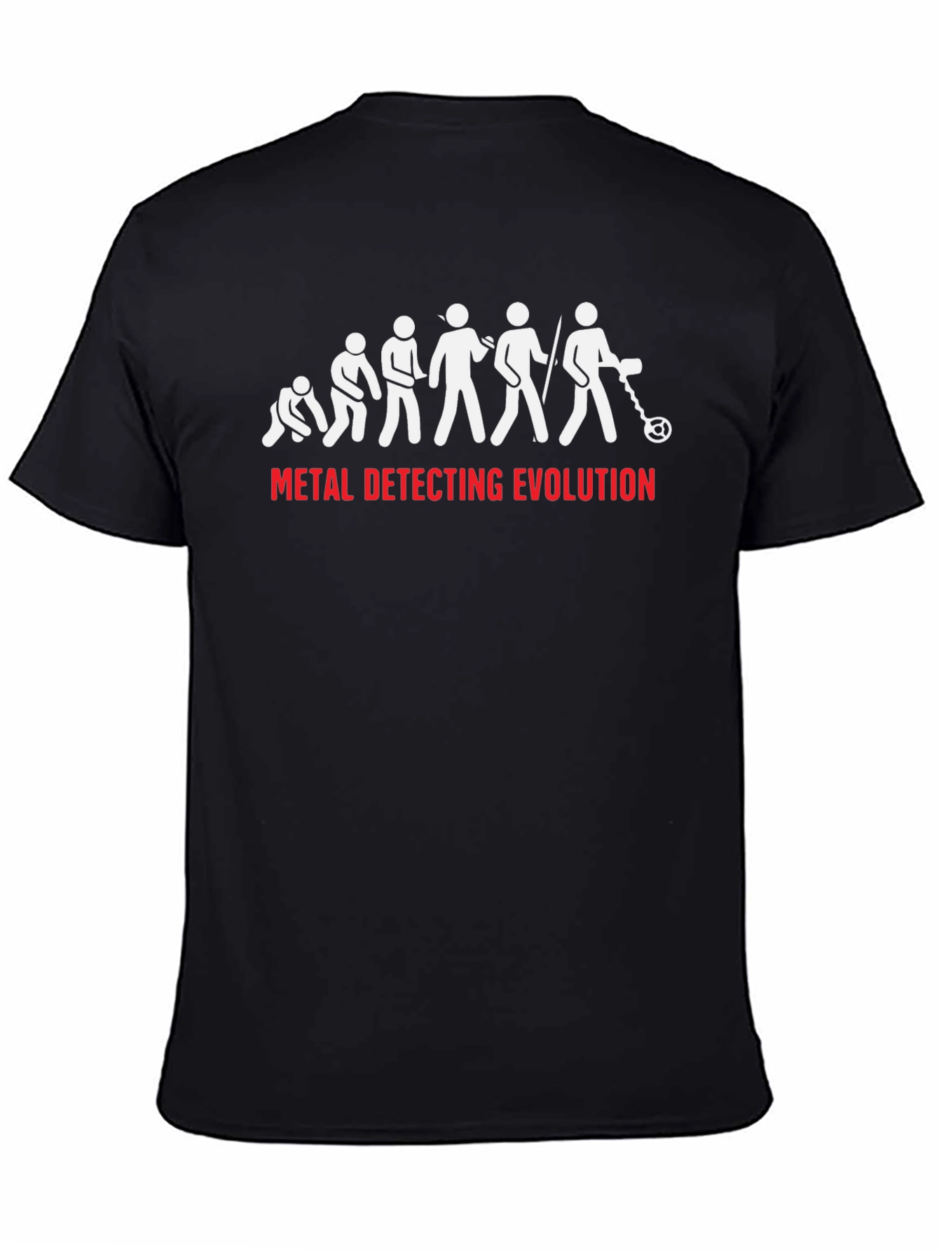 Metal Detecting Evolution T-Shirt - Black
