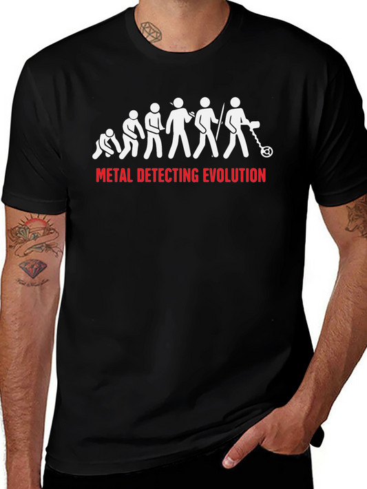 Metal Detecting Evolution T-Shirt - Black