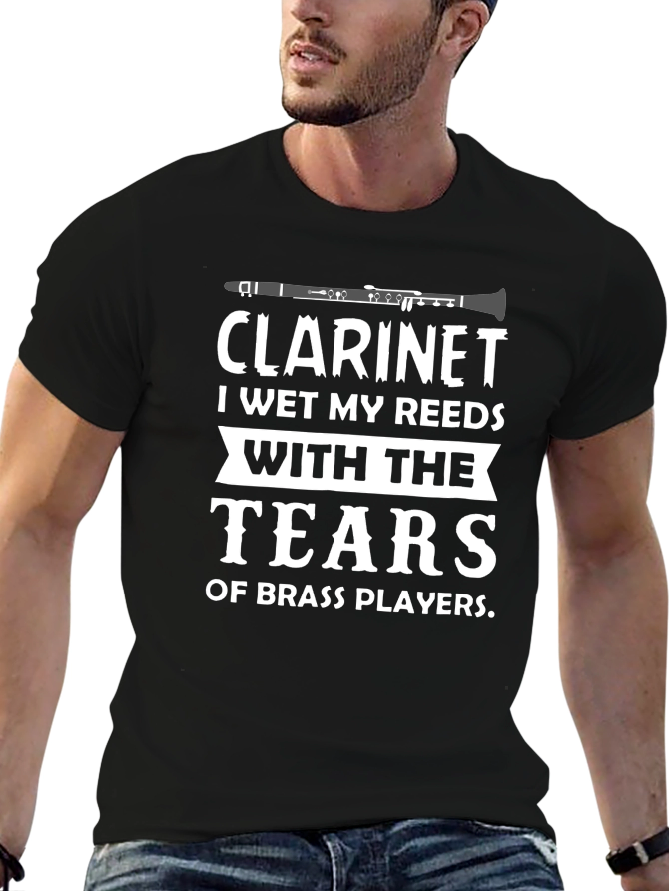 Funny Clarinet T-Shirt: Tears of Brass Players