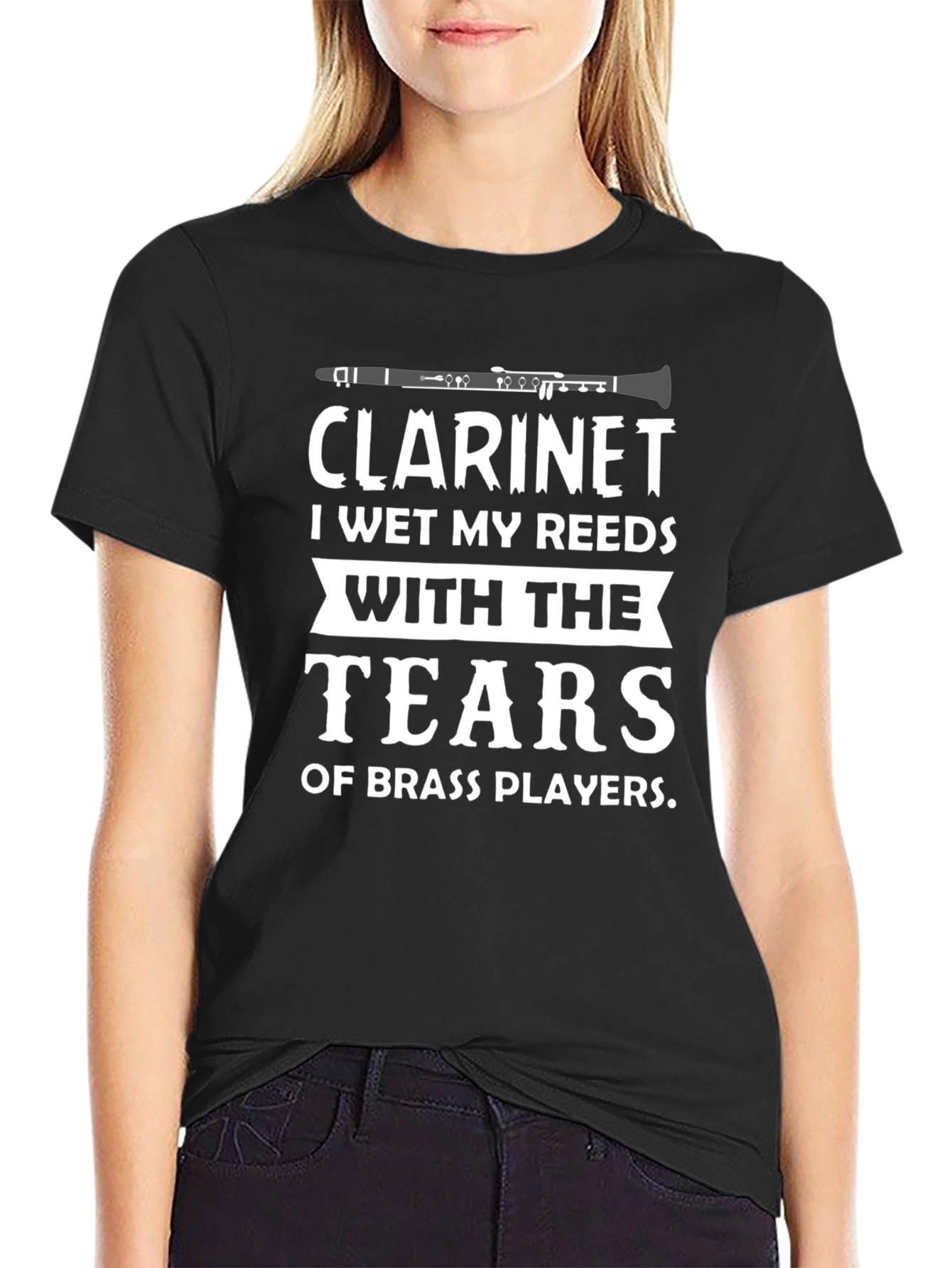 Funny Clarinet T-Shirt: Tears of Brass Players