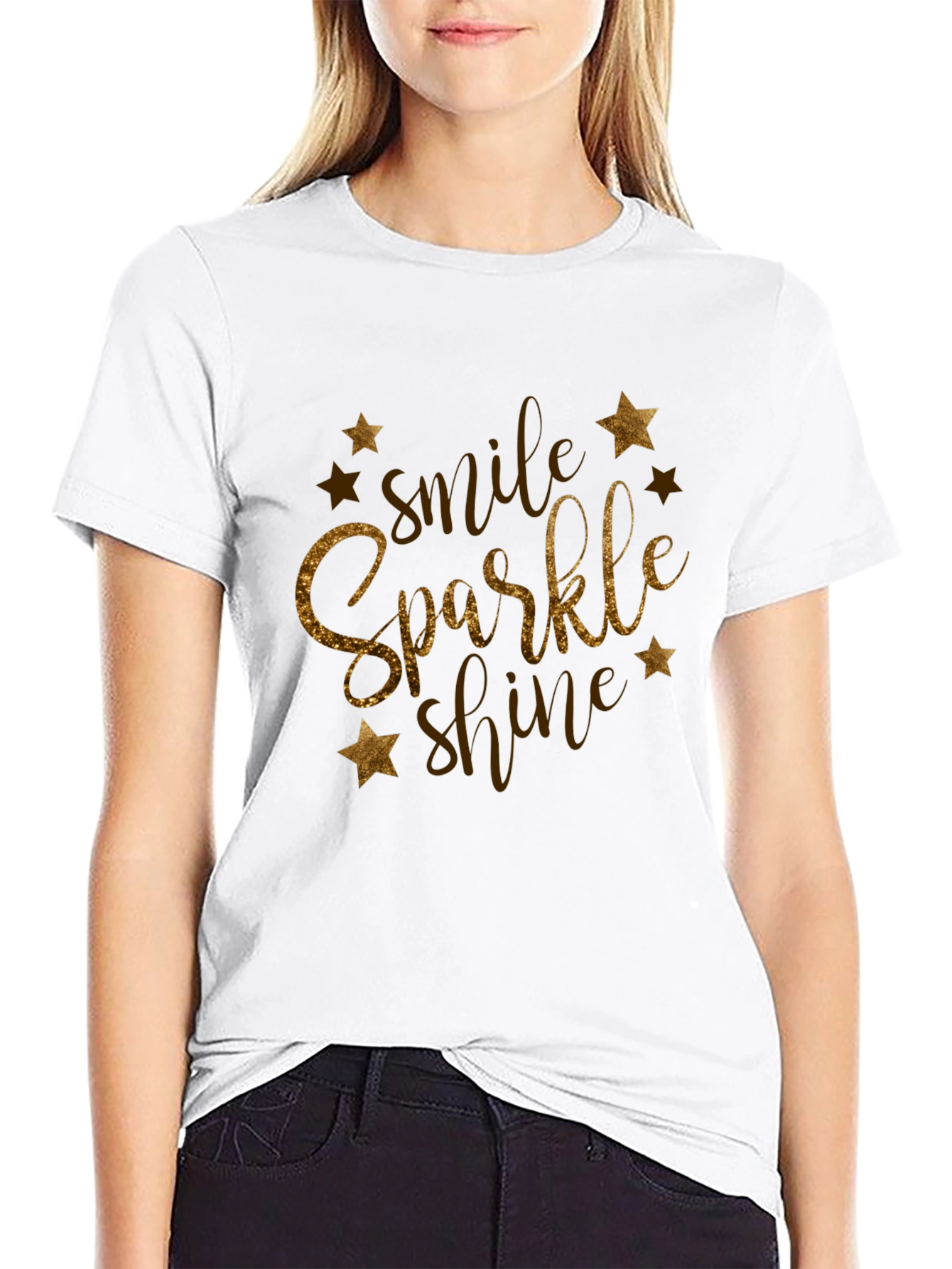 Smile Sparkle Shine Graphic Tee