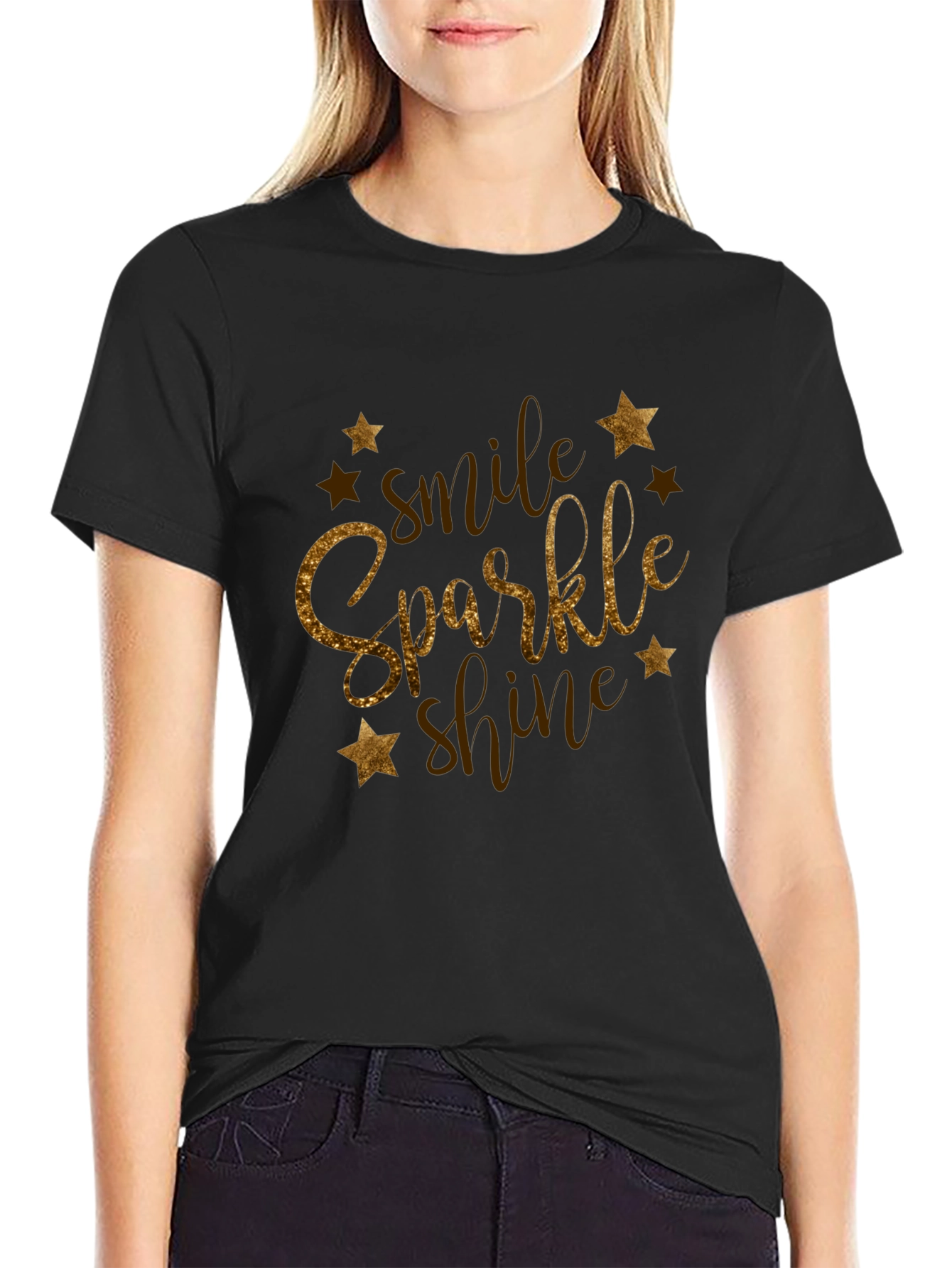 Smile Sparkle Shine Graphic Tee