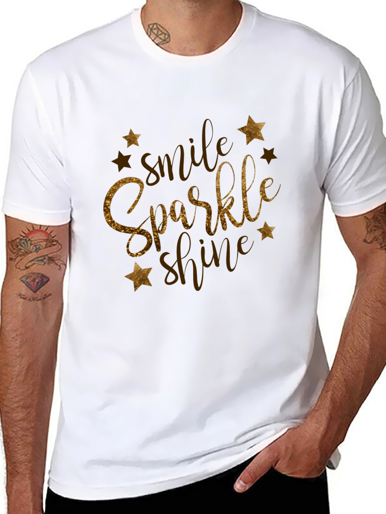 Smile Sparkle Shine Graphic Tee