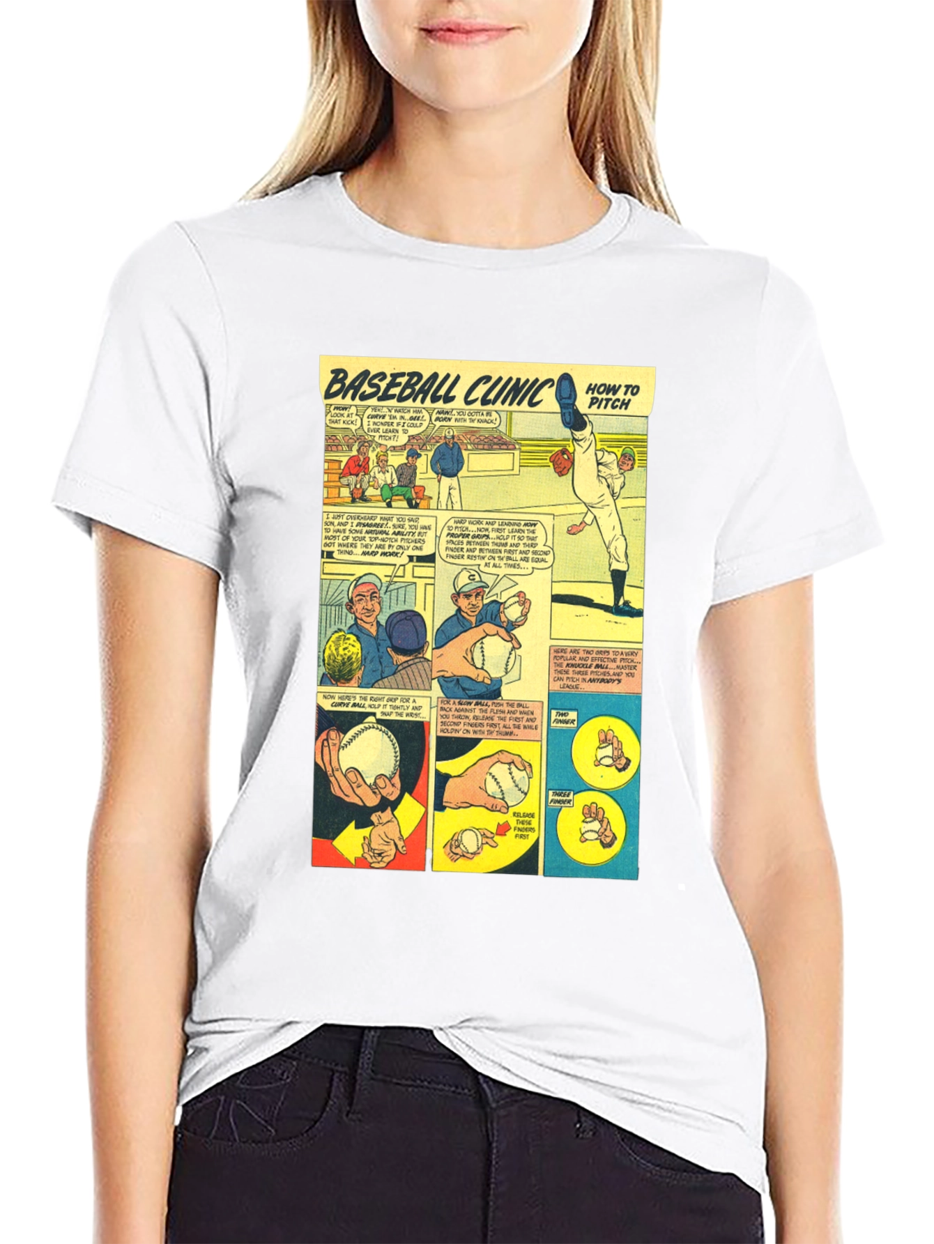 Baseball Clinic Black T-Shirt