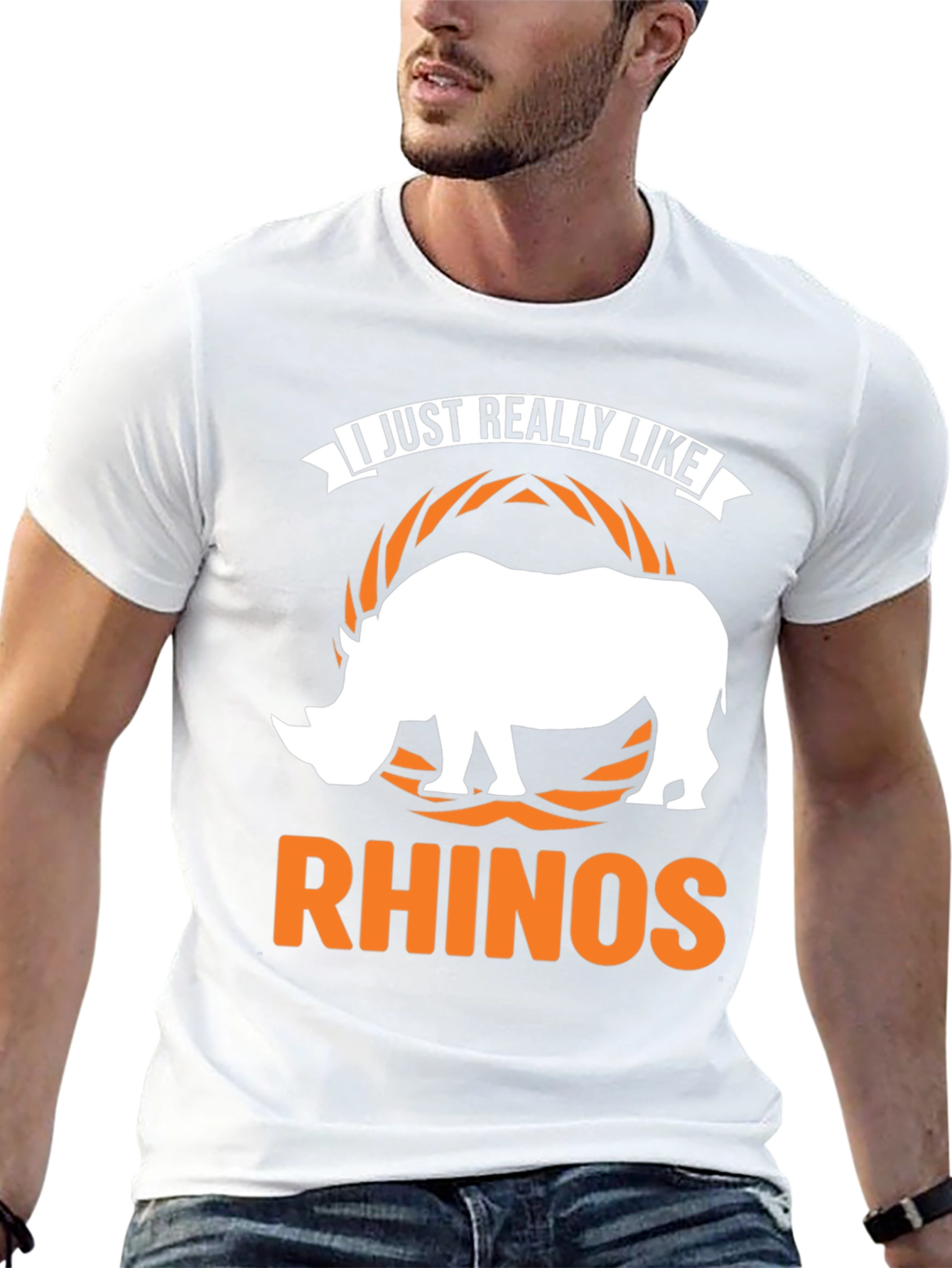 I Just Really Like Rhinos - Graphic Tee