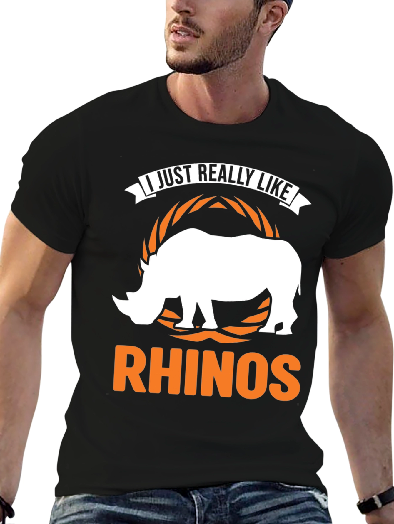 I Just Really Like Rhinos - Graphic Tee