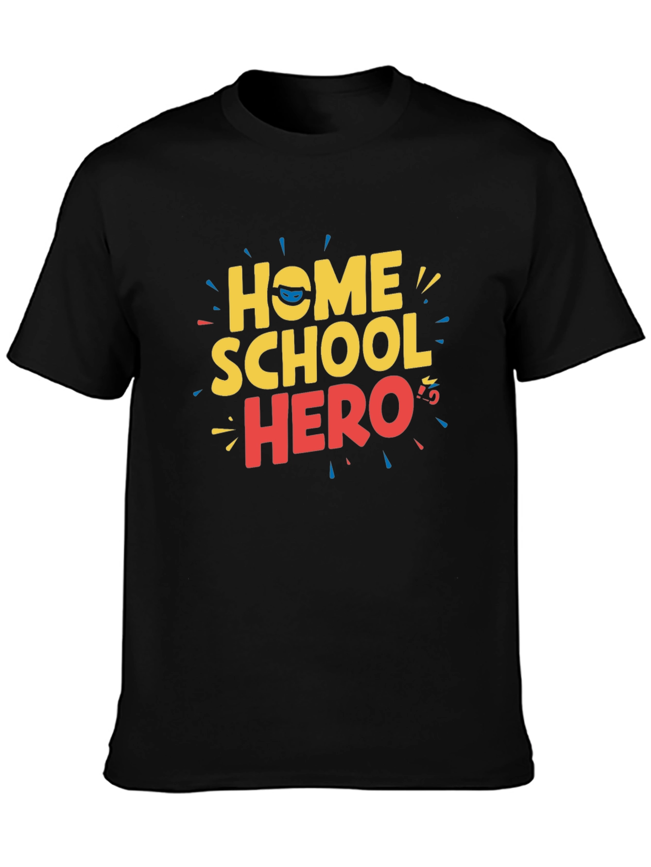 Homeschool Hero Black T-Shirt