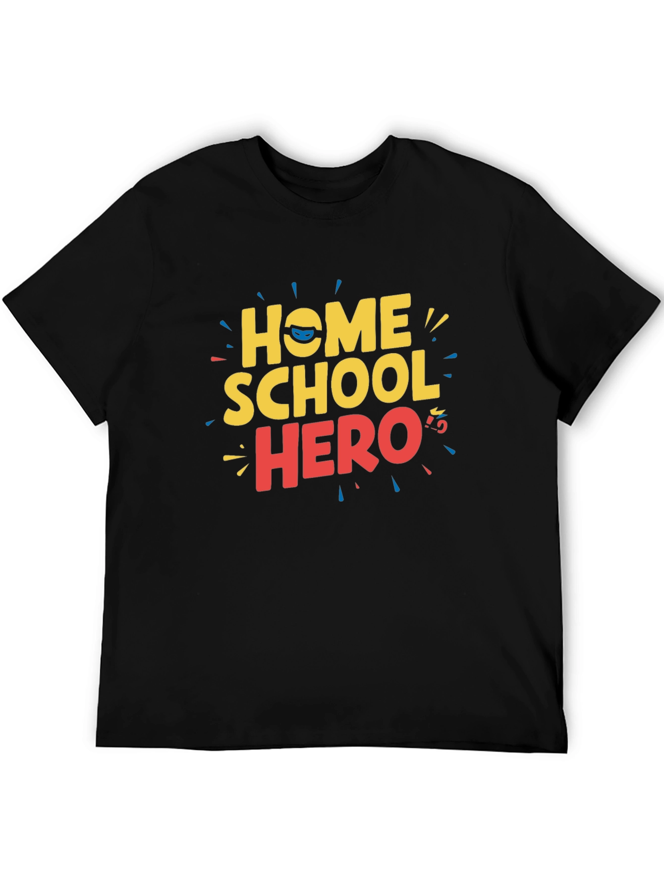Homeschool Hero Black T-Shirt